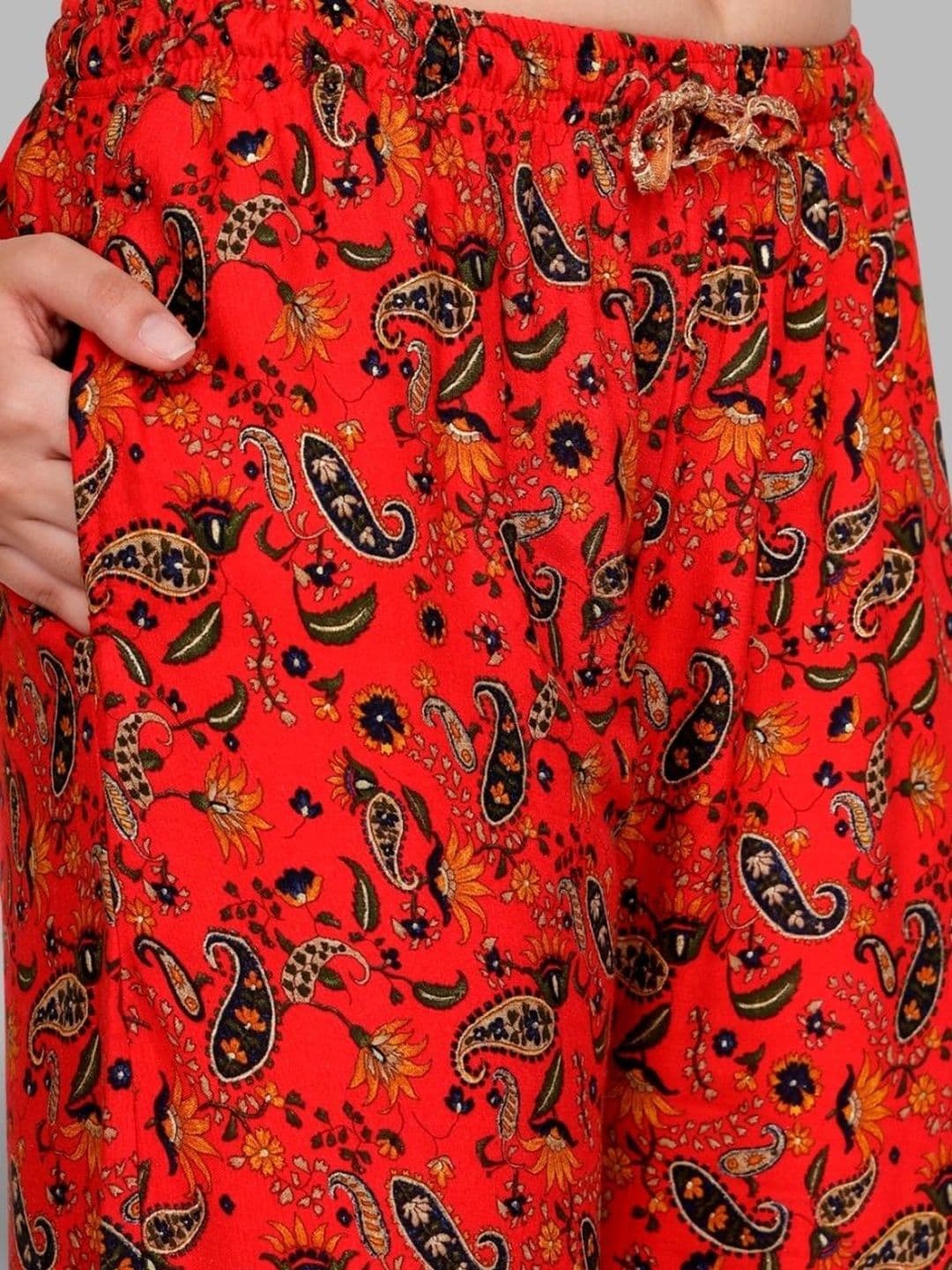 Moda Rapido X Gracit Women Paisley Printed Ethnic Palazzos thumbnail 5