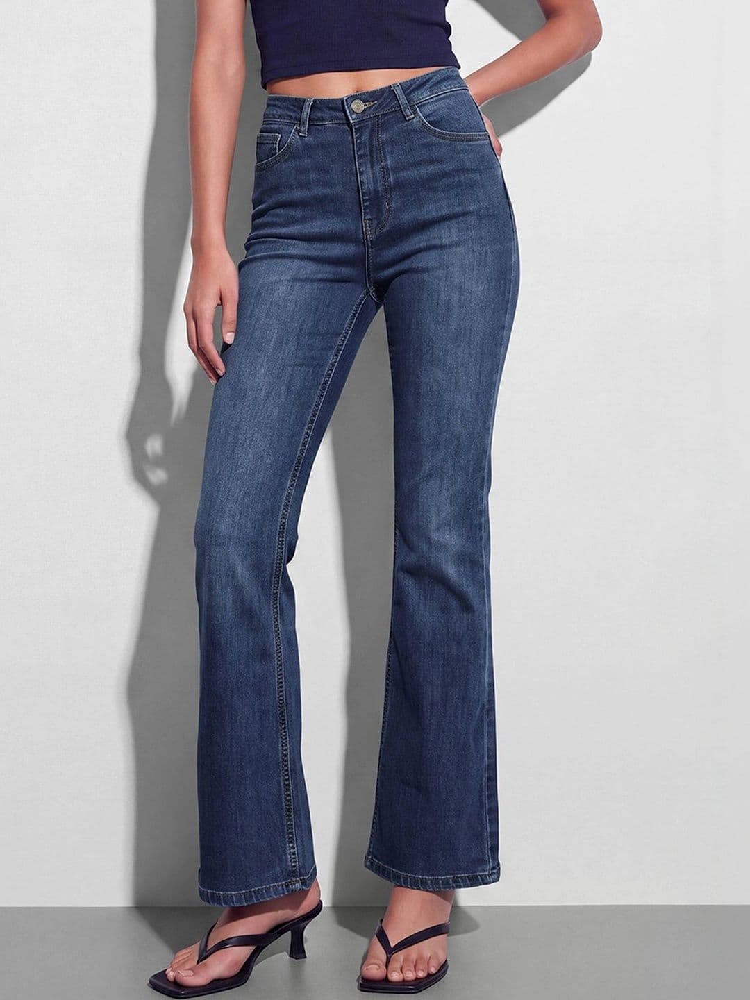 Ginger by Lifestyle Women Regular Fit High-Rise Stretchable Jeans thumbnail 3