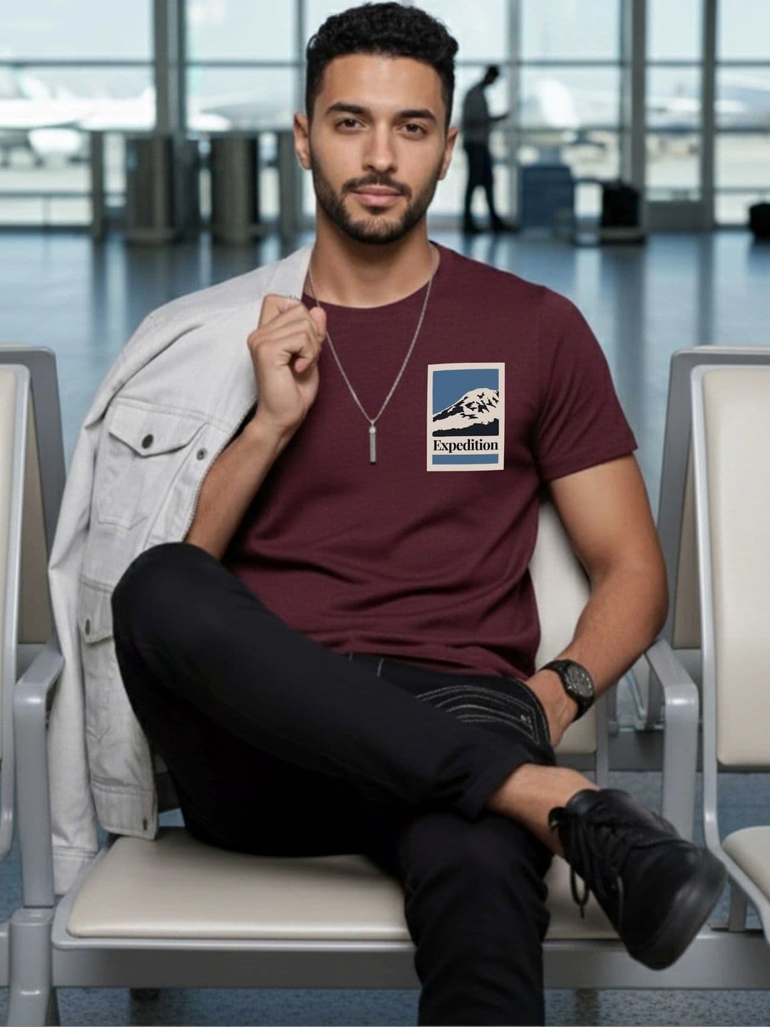 Moda Rapido Men Printed T-shirt thumbnail 2