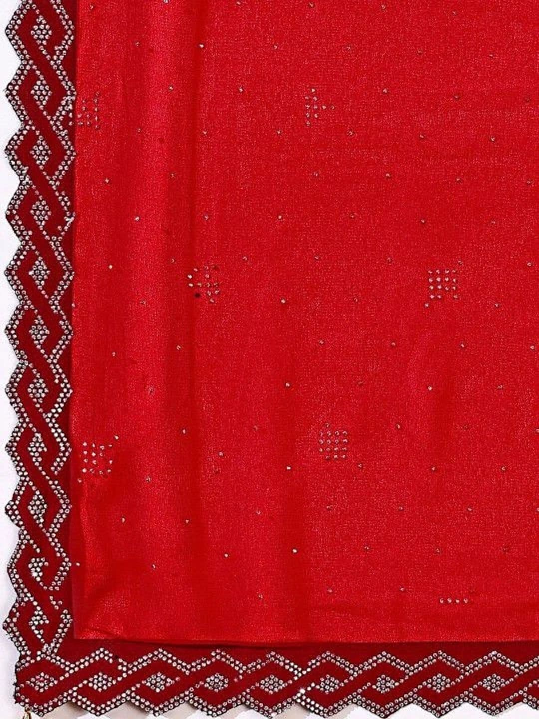 Leelavati Women Embellished Beads and Stones Pure Chiffon Saree thumbnail 3
