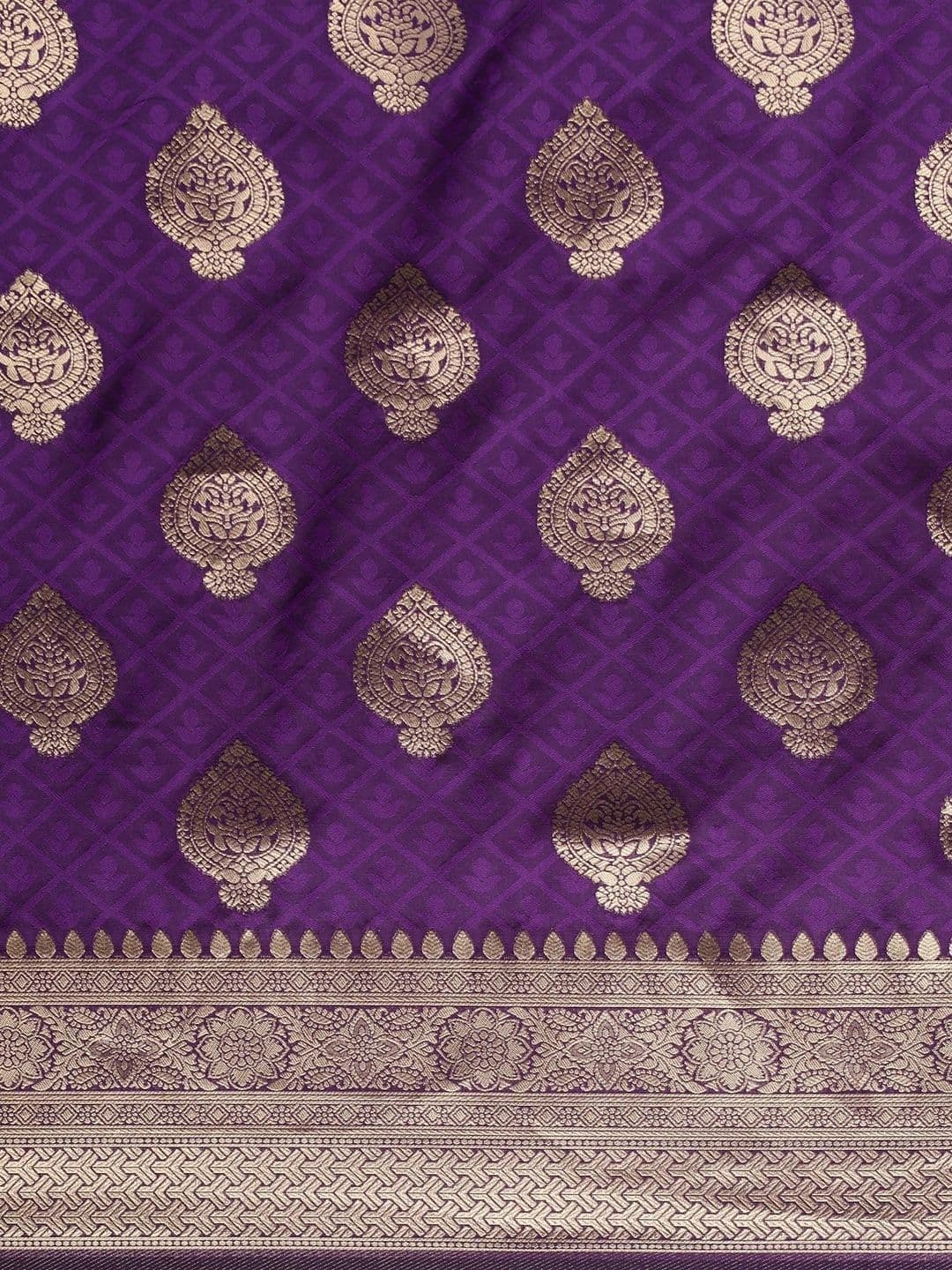 KALINI Women Woven Design Zari Art Silk Banarasi Saree thumbnail 7