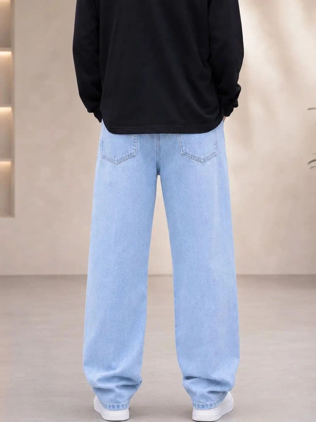 BREXX Men Jean Straight Fit Mid-Rise Stretchable Jeans thumbnail 3