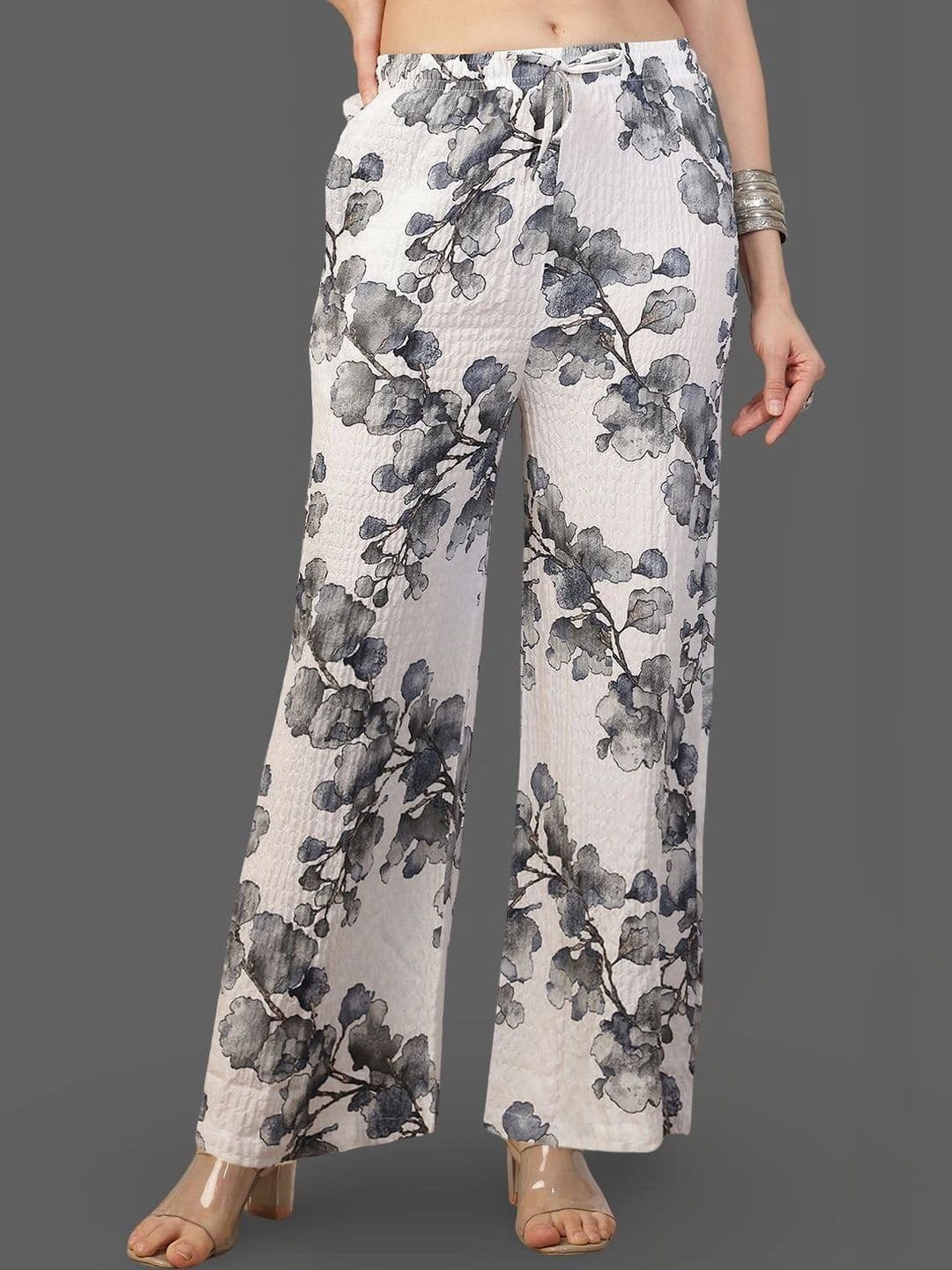 Moda Rapido X Gracit Women Floral Printed Palazzos - view 1