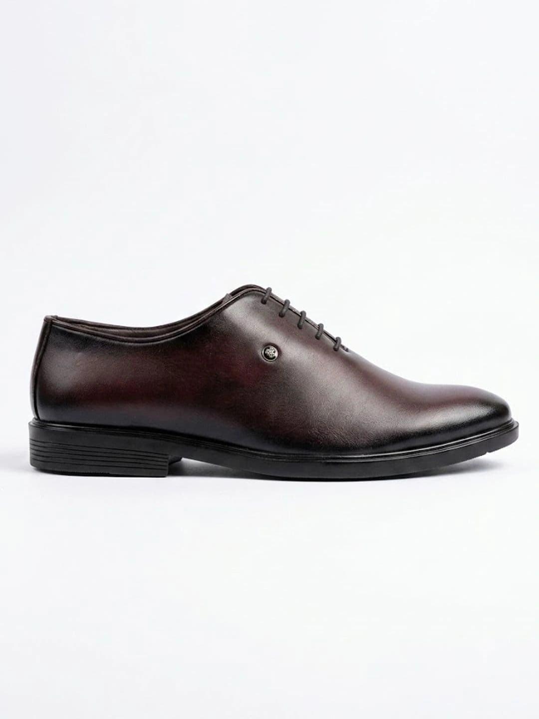 House of Pataudi Men Pointed Toe Lace-Ups Formal Oxfords thumbnail 3