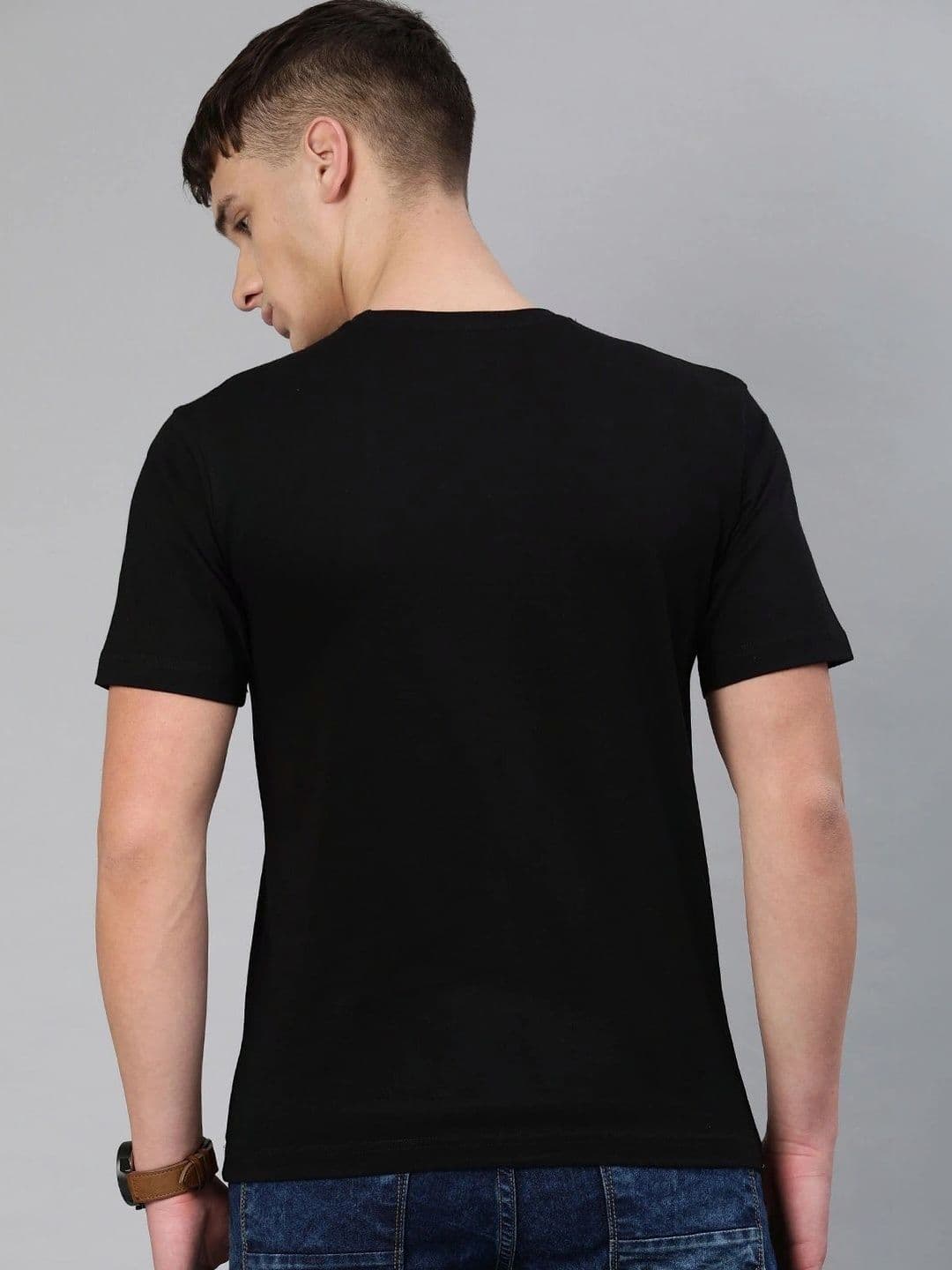 Moda Rapido X Organic Chics Men Batman Printed Bio Finish T-shirt thumbnail 2