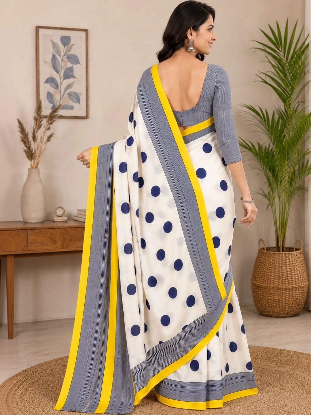 Anouk Art Silk Designer Saree thumbnail 4