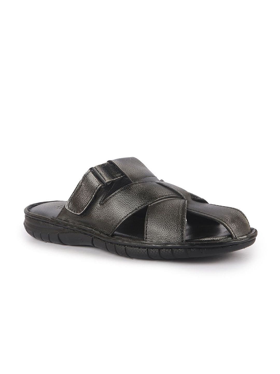 FAUSTO Men Leather Shoe-Style Sandals thumbnail 3