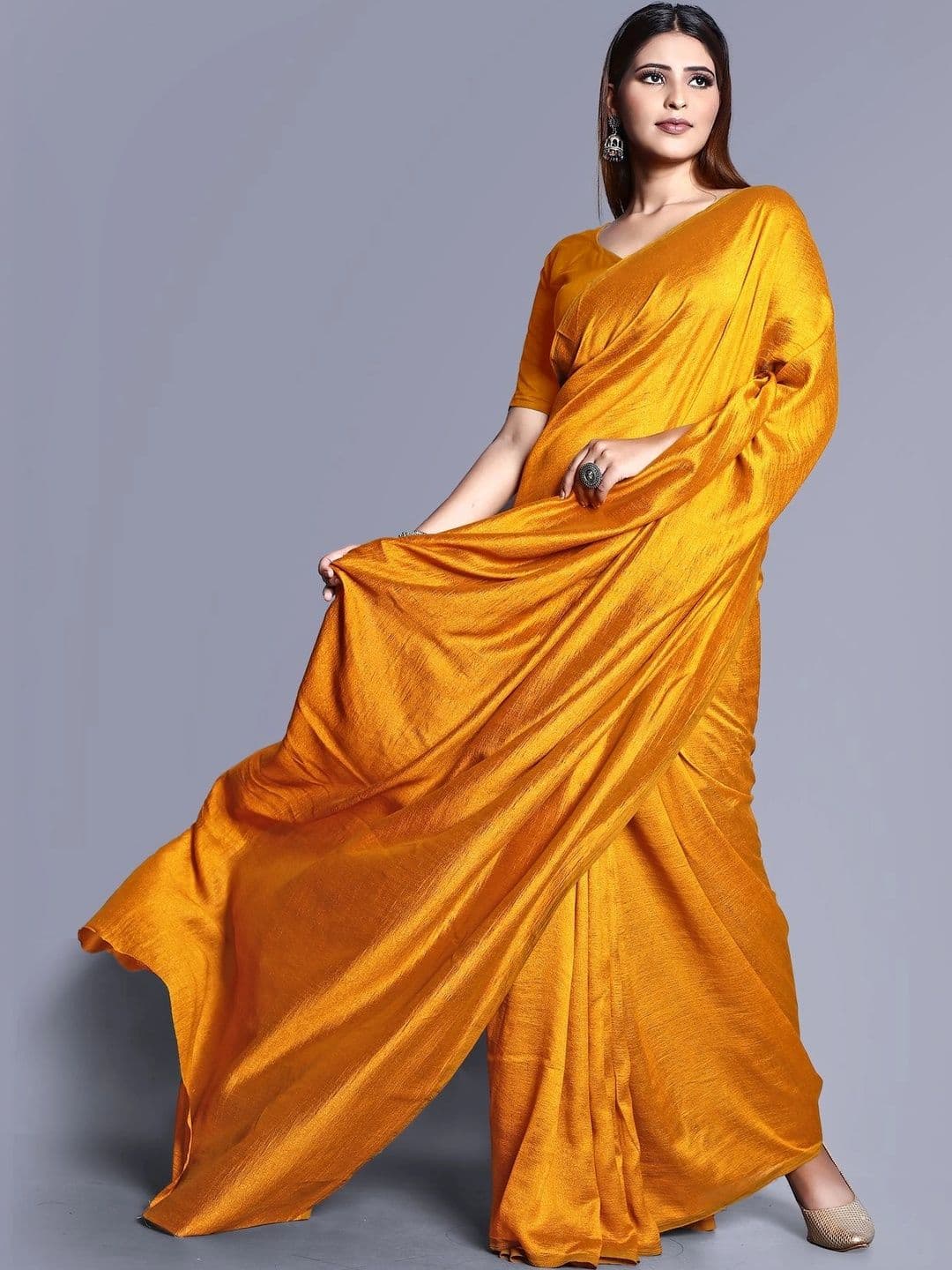 NARIVESH TRENDS Pure Georgette Saree - view 1