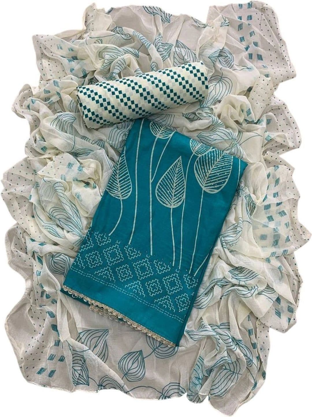 style loft Unstitched Dress Material thumbnail 3