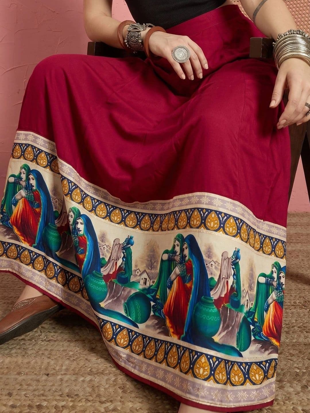 InWeave Women Maxi Flared Skirt thumbnail 4