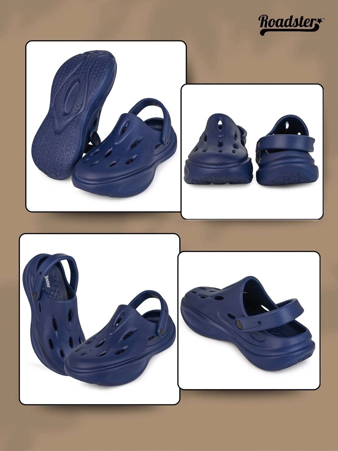 Roadster Men Comfort Lightweight Clogs  With Back Strap thumbnail 2