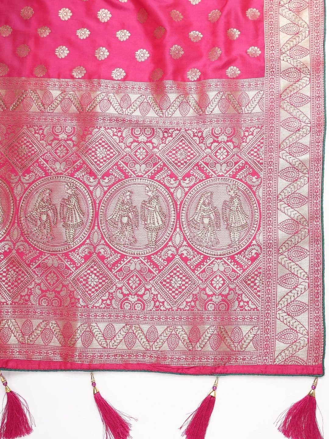 KALINI Woven Design Zari Art Silk Banarasi Saree thumbnail 5