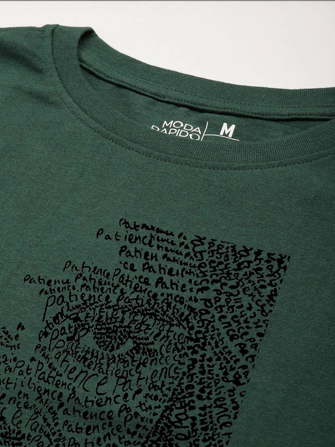 Moda Rapido Men Typography Printed T-shirt thumbnail 5