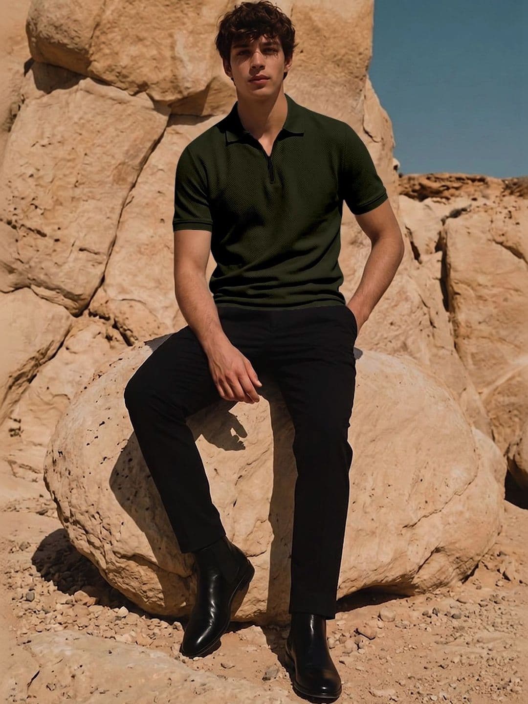 FTX Men Polo Collar T-shirt thumbnail 4