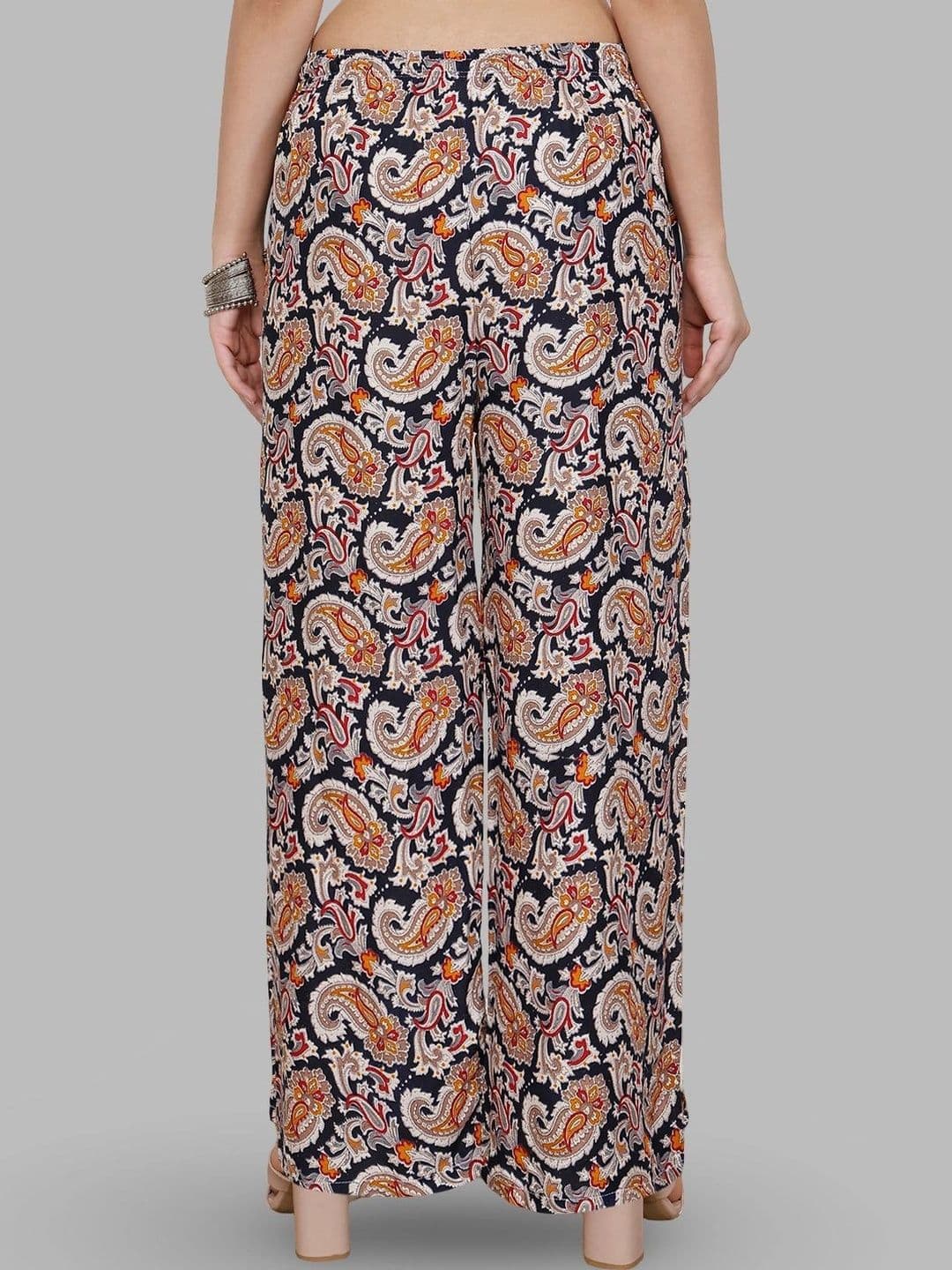 Moda Rapido X Gracit Women Paisley Printed Ethnic Palazzos thumbnail 5