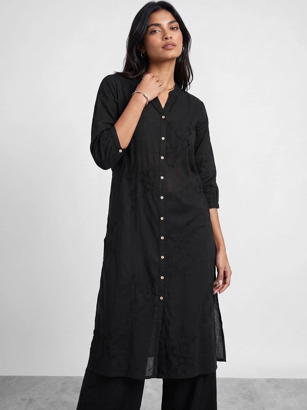 Melange by Lifestyle Women Ethnic Motifs Kurta thumbnail 4