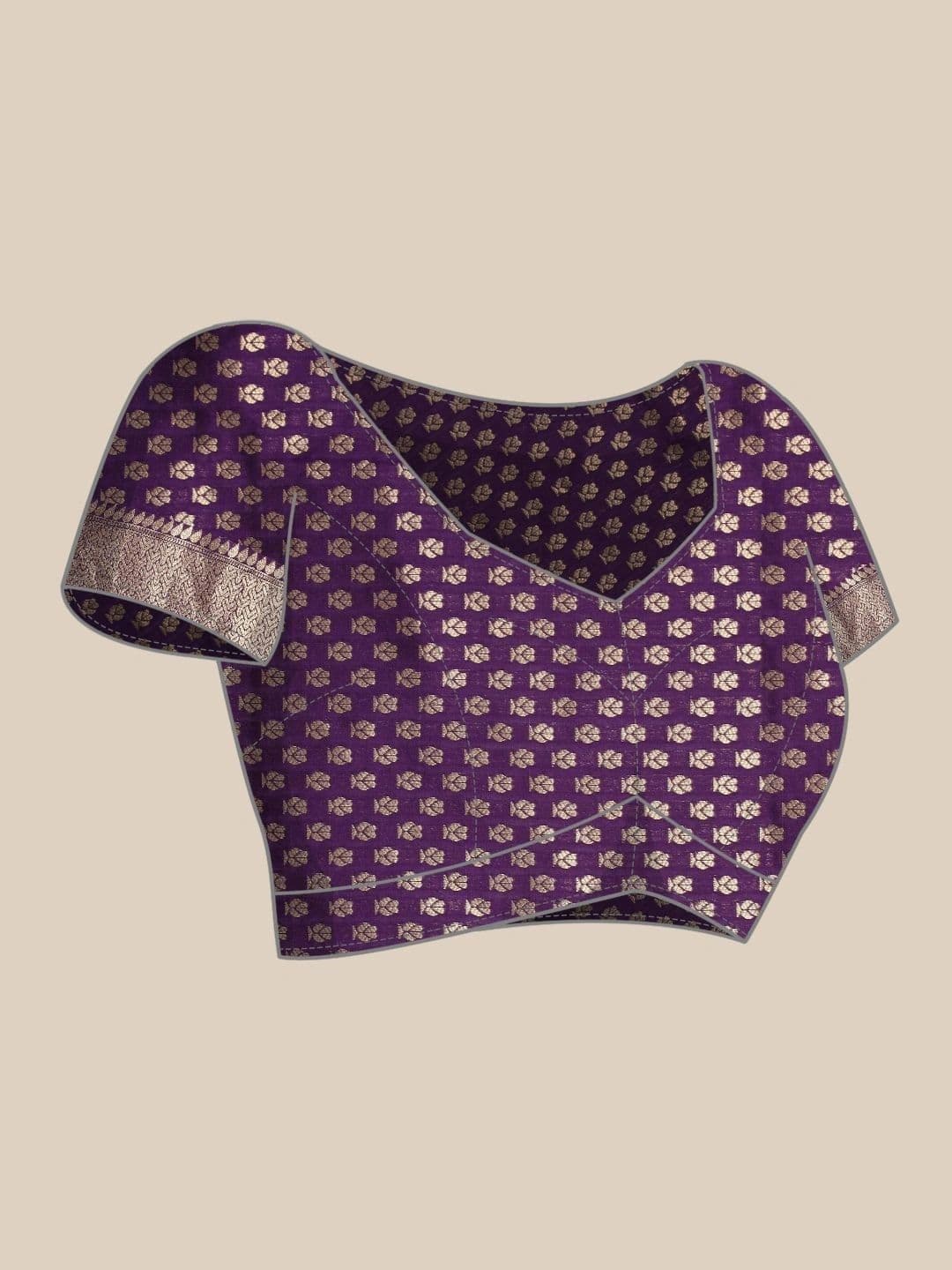 KALINI Women Woven Design Zari Art Silk Banarasi Saree thumbnail 3