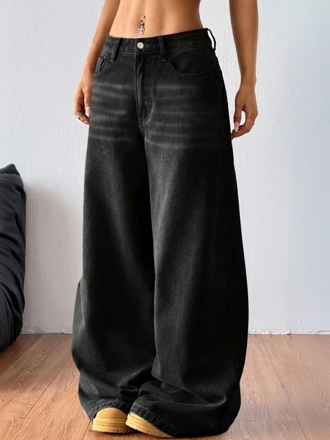 ESLITA Women High-Rise Light Fade Jeans thumbnail 6