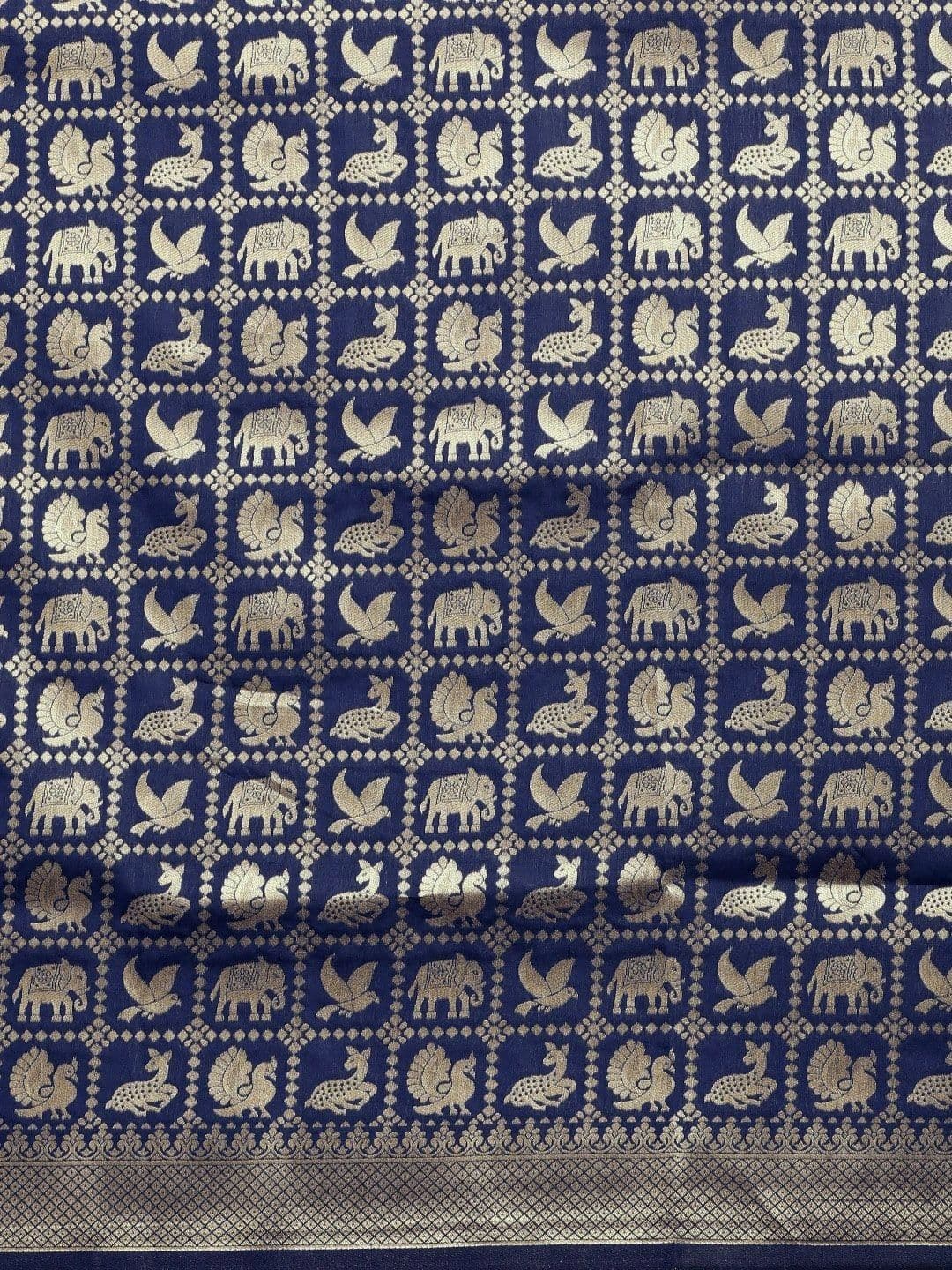 KALINI Woven Design Zari Art Silk Banarasi Saree thumbnail 2