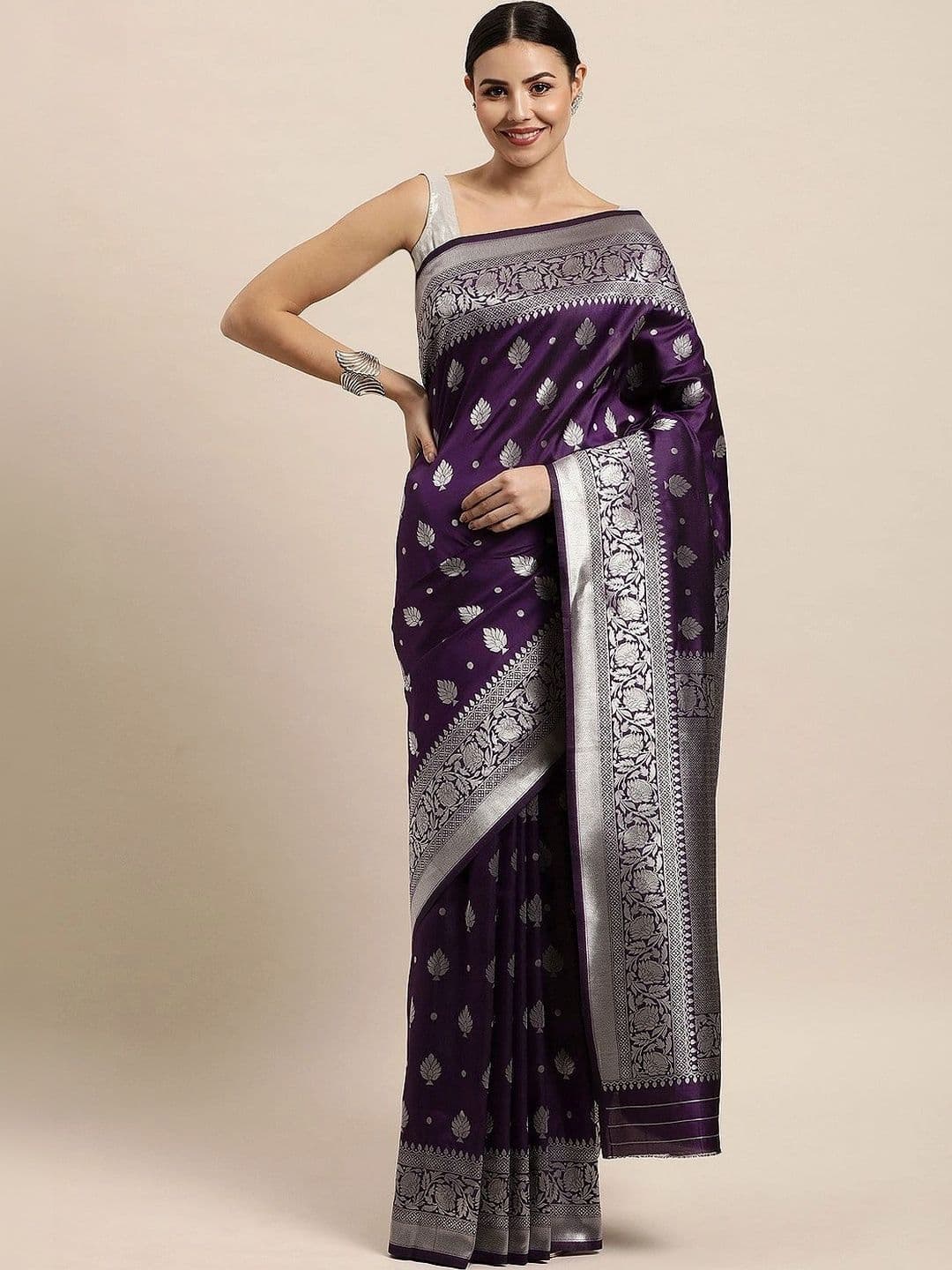 KALINI Woven Design Zari Art Silk Banarasi Saree - view 1