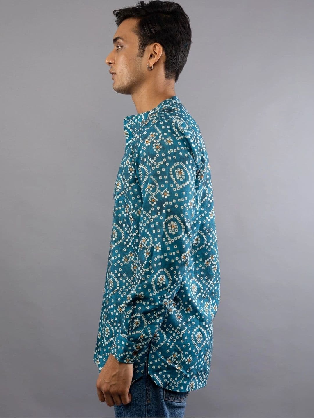 Vallengud Men Ethnic Motifs Printed Slim Fit Kurta thumbnail 3