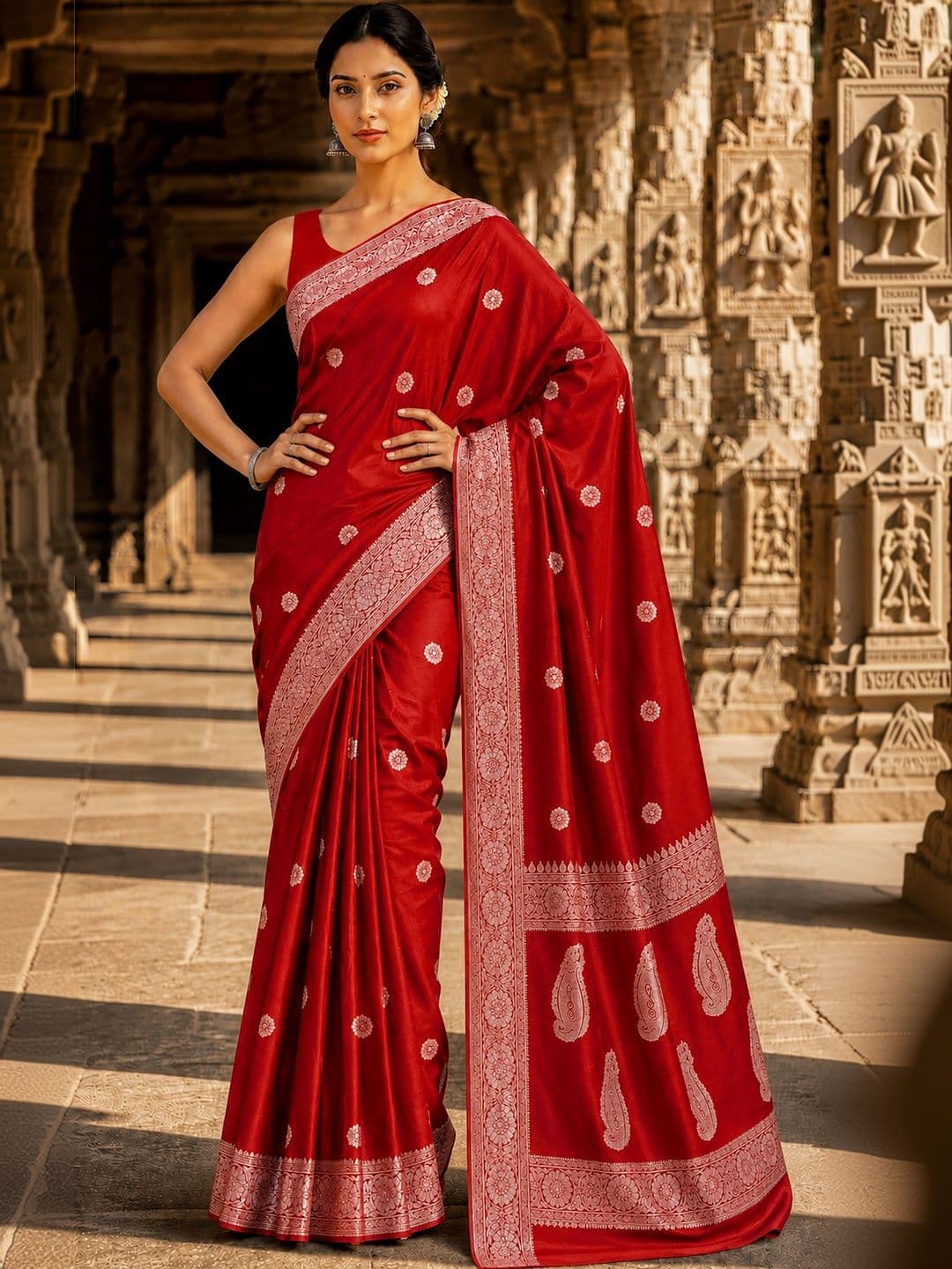 Mitera Woven Design Designer Kanjeevaram Saree thumbnail 4