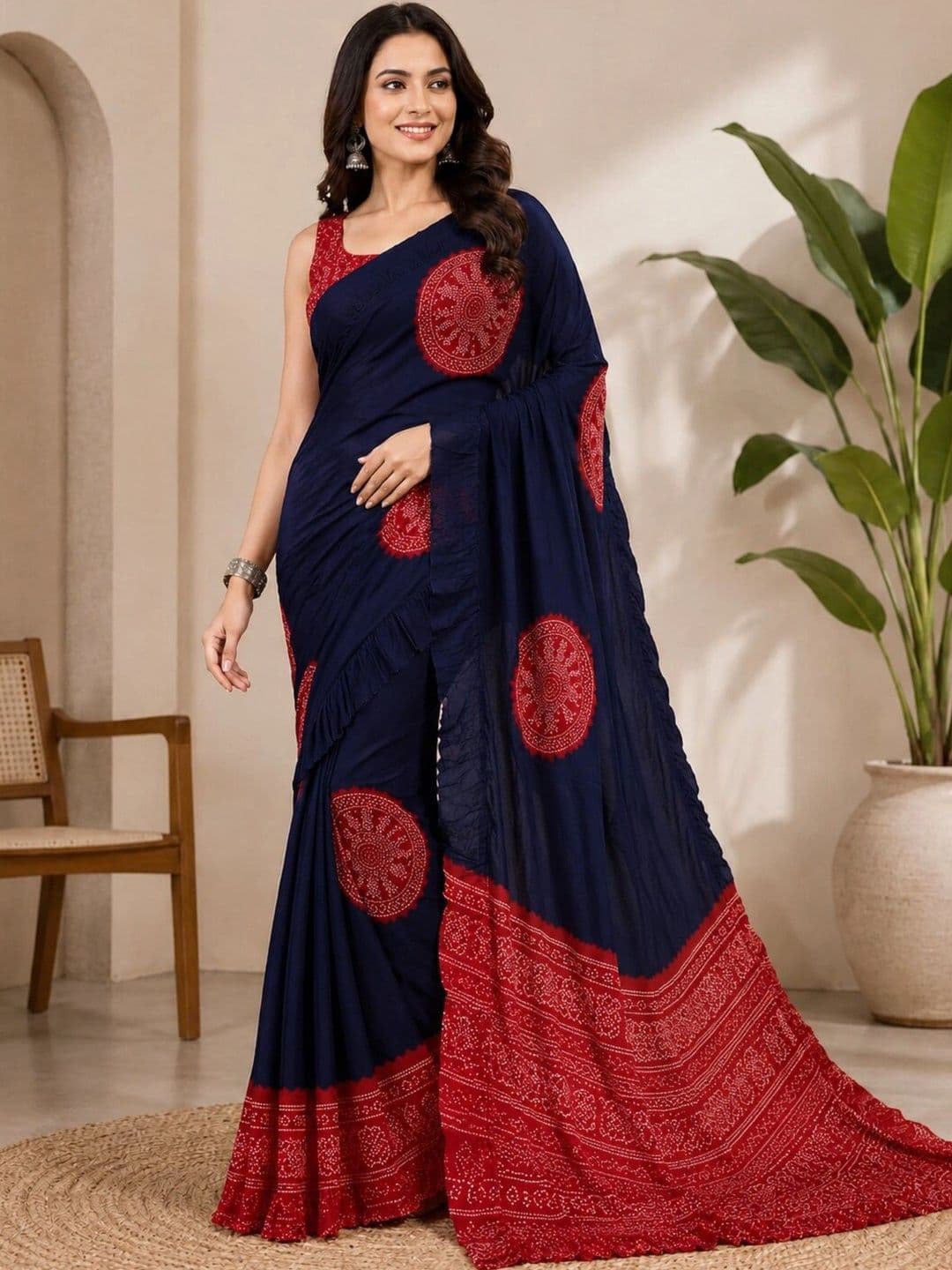 Anouk Art Silk Designer Saree - view 1