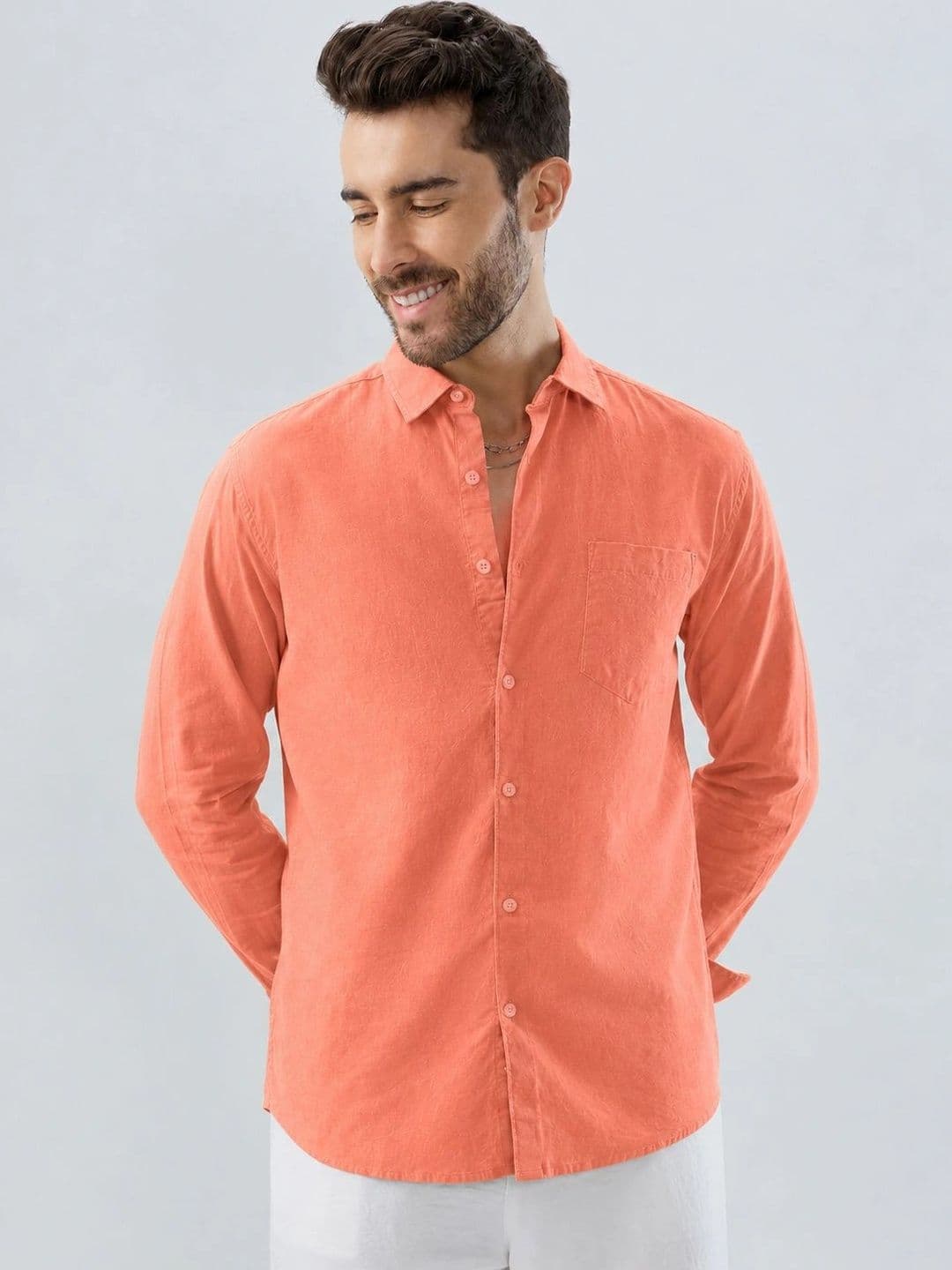 R.Code by The Roadster Life Co. Men Standard Casual Shirt thumbnail 3