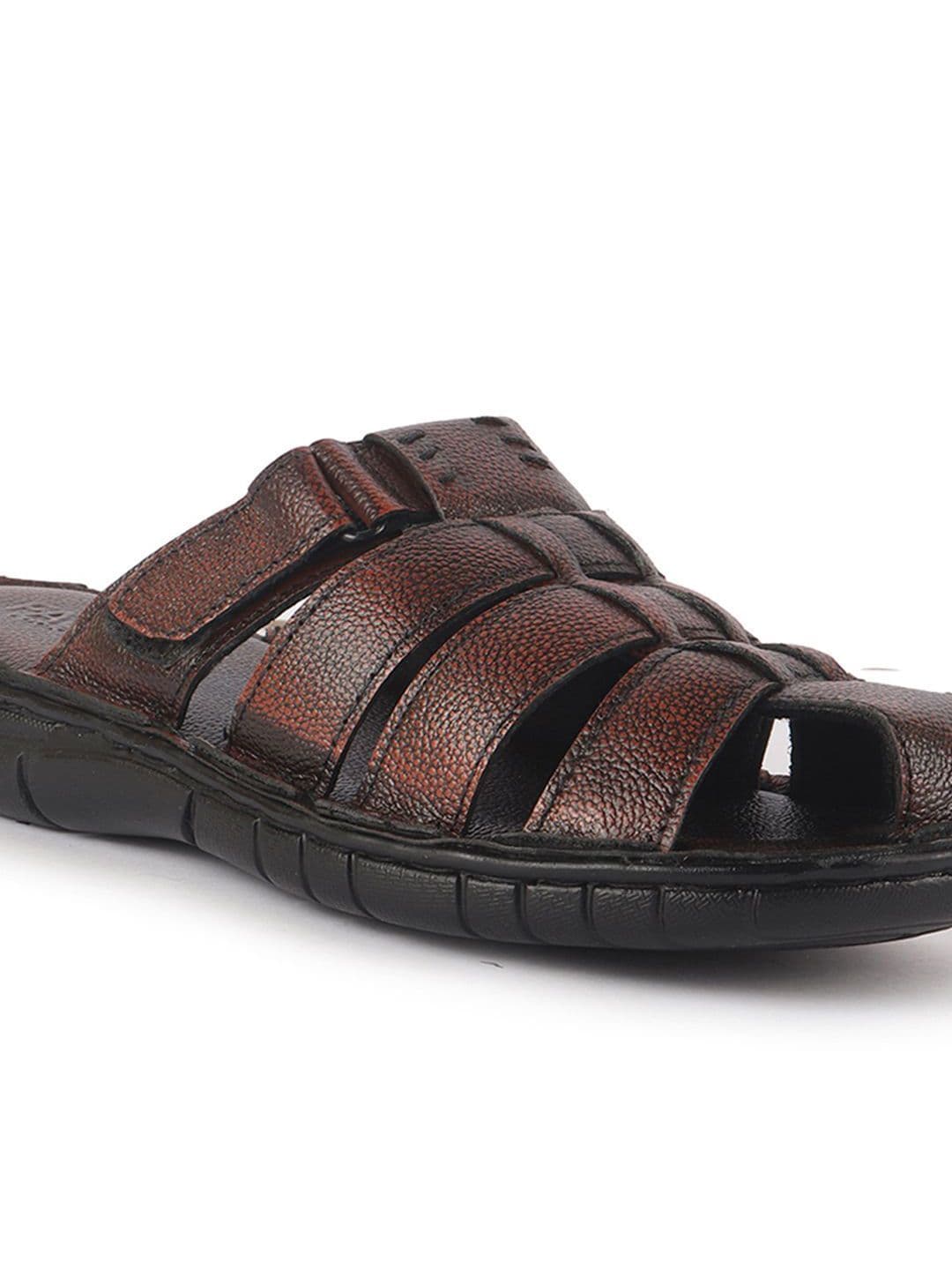 FAUSTO Men Leather Fisherman Sandals thumbnail 3