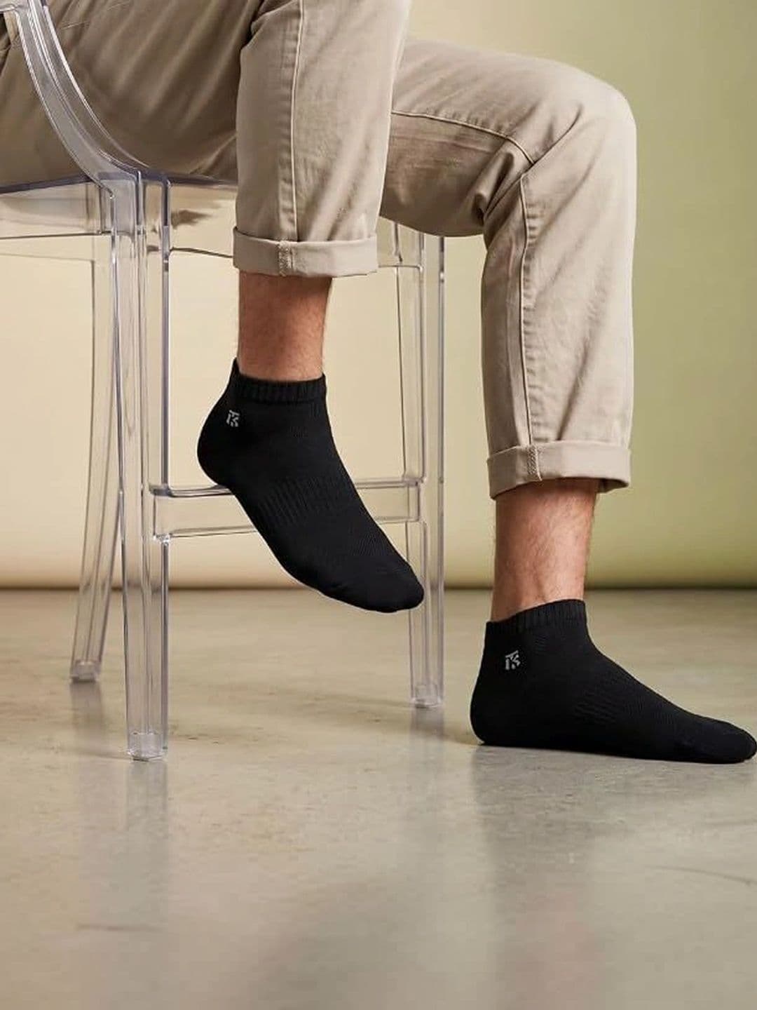 Kikitoes Men Pack of 2 Assorted Above Ankle Socks thumbnail 2