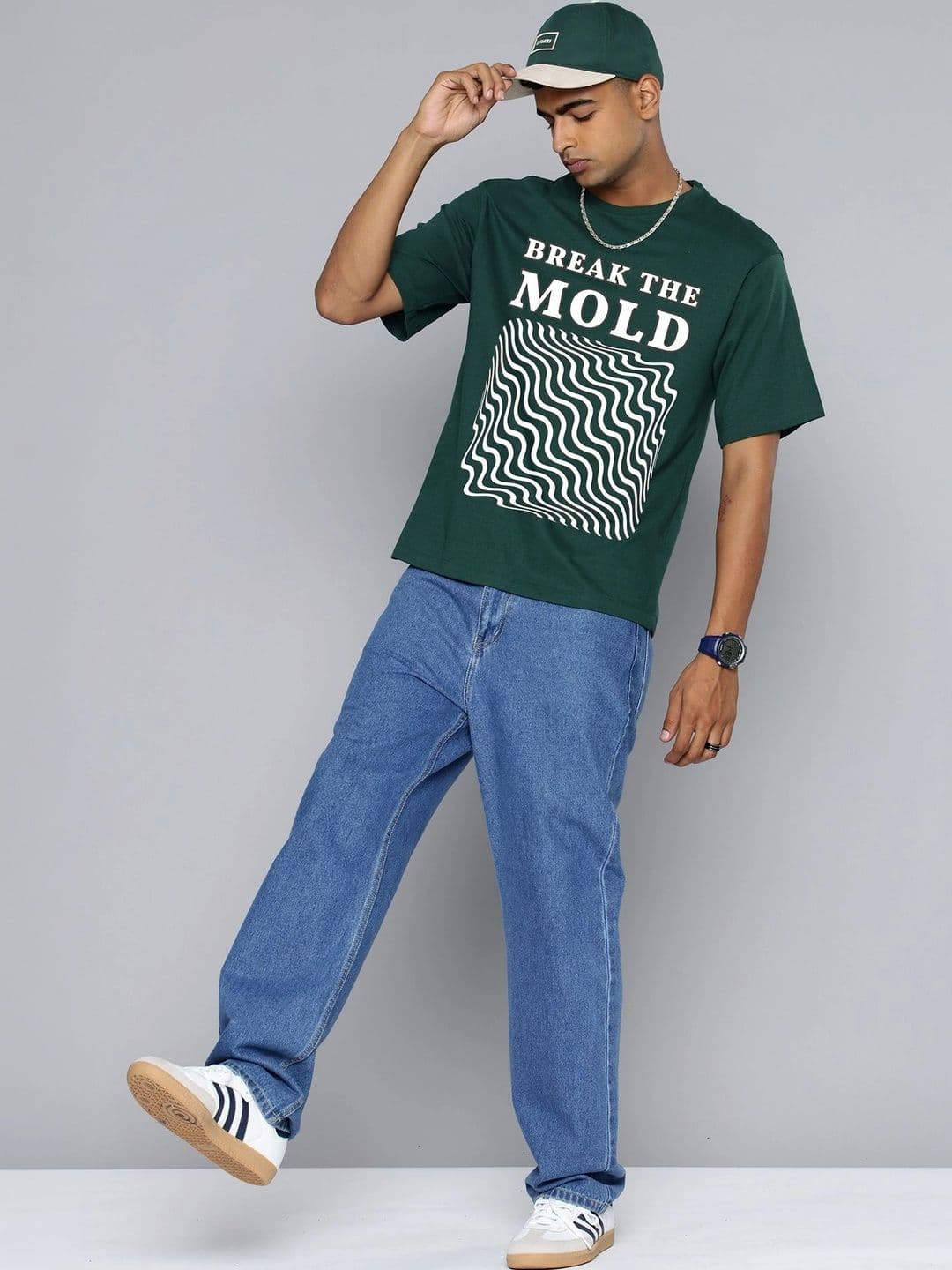 Moda Rapido Men Typography Printed T-shirt thumbnail 3