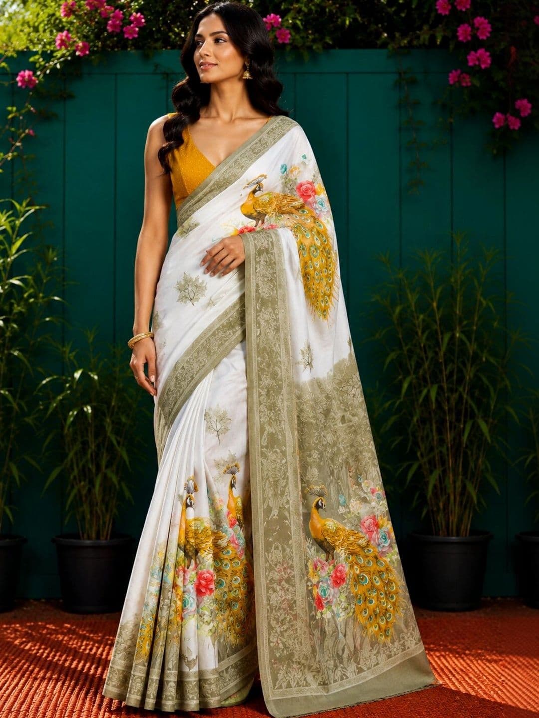 Anouk Art Silk Designer Saree - view 1