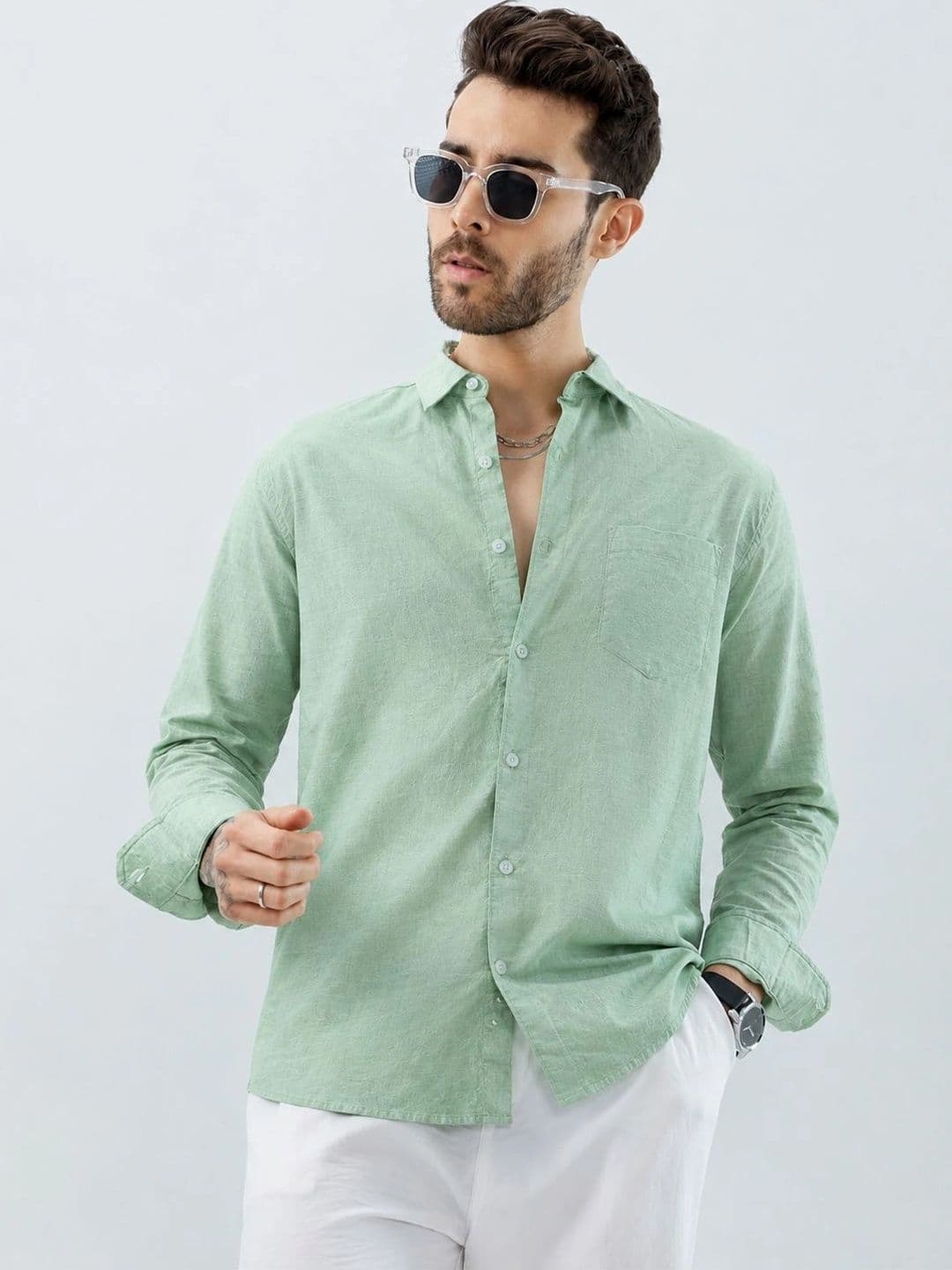 R.Code by The Roadster Life Co. Men Standard Casual Shirt - view 1