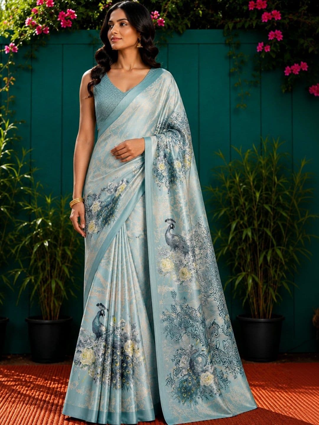 Anouk Art Silk Designer Saree - view 1