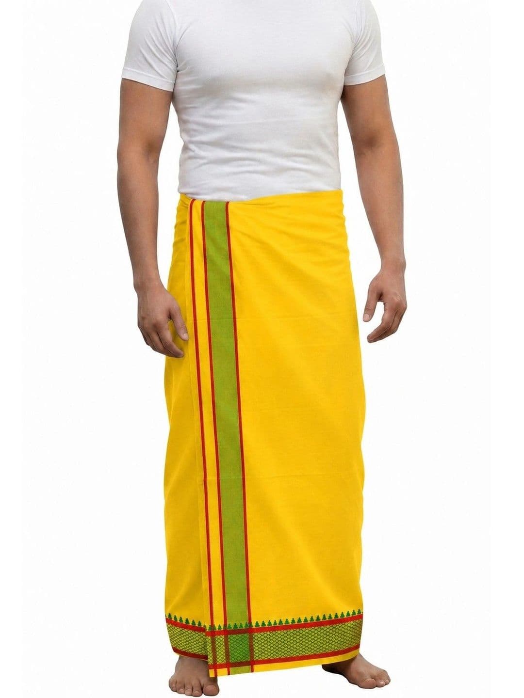 Tharunsha Elite Men Cotton Dhoti Dhotis - view 1