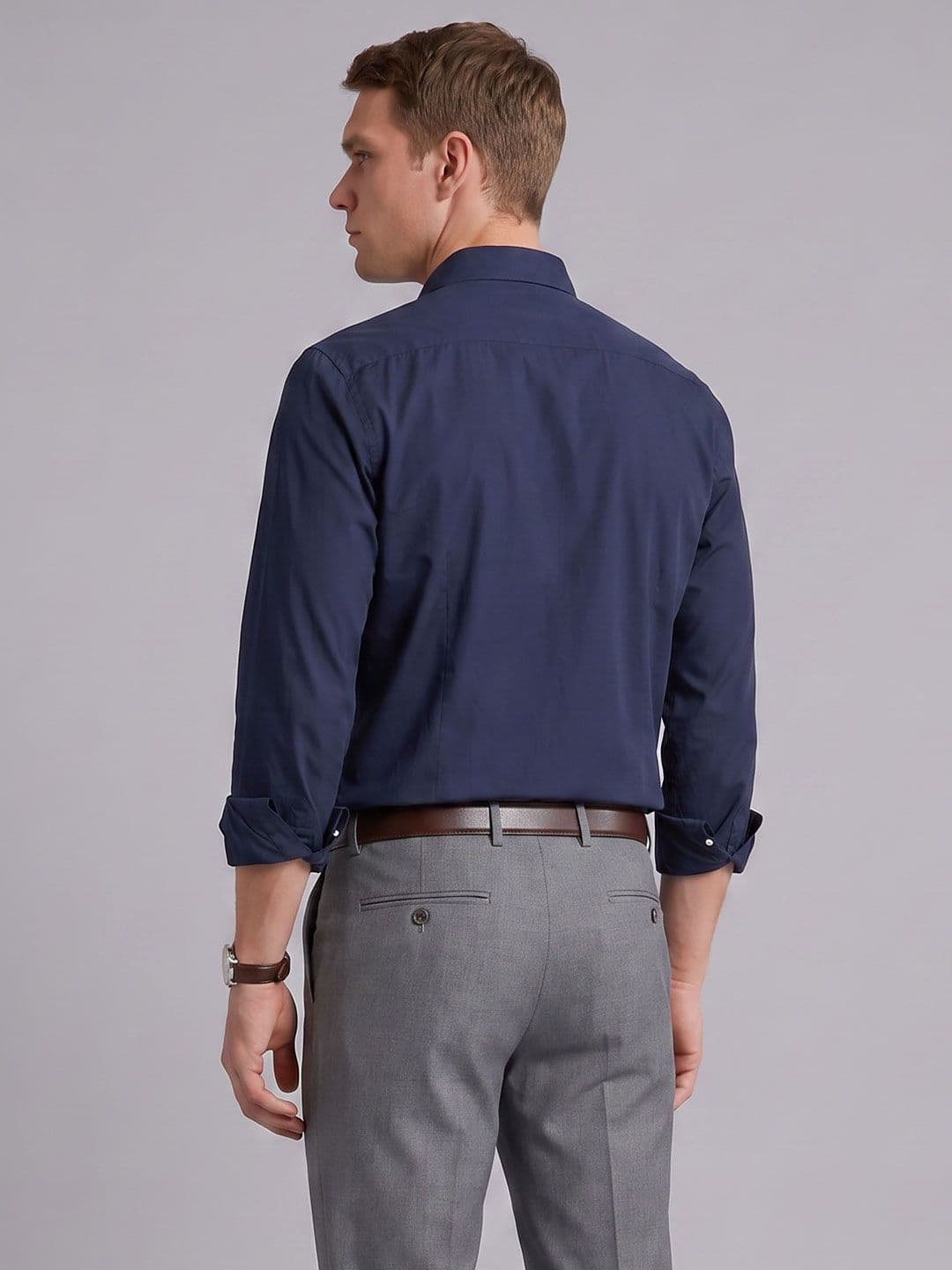 Arrow Manhattan Slim Fit Pure Cotton Formal Shirt thumbnail 3