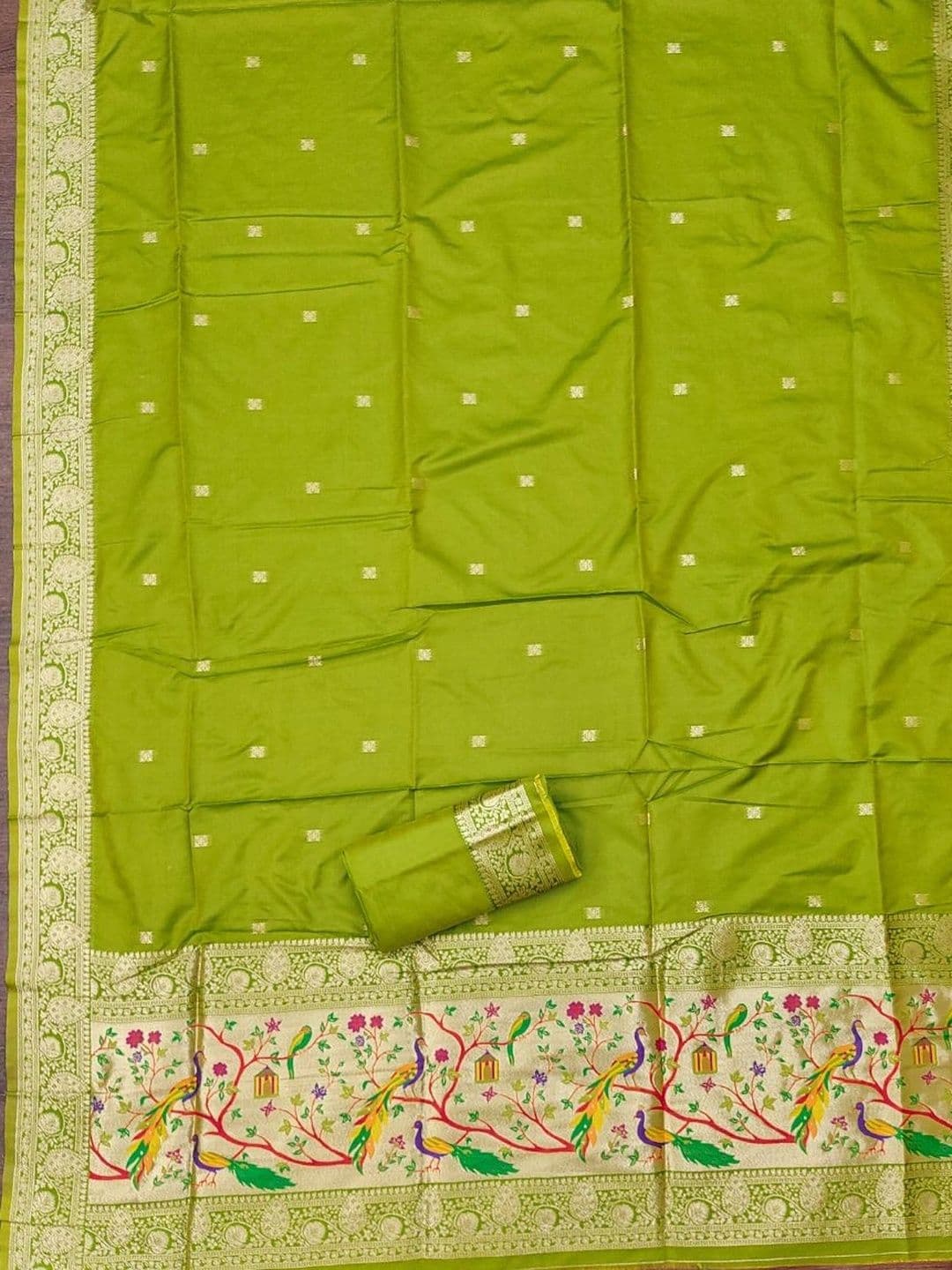 Dhaaga Ghar Pure Silk Unstitched Dress Material thumbnail 2