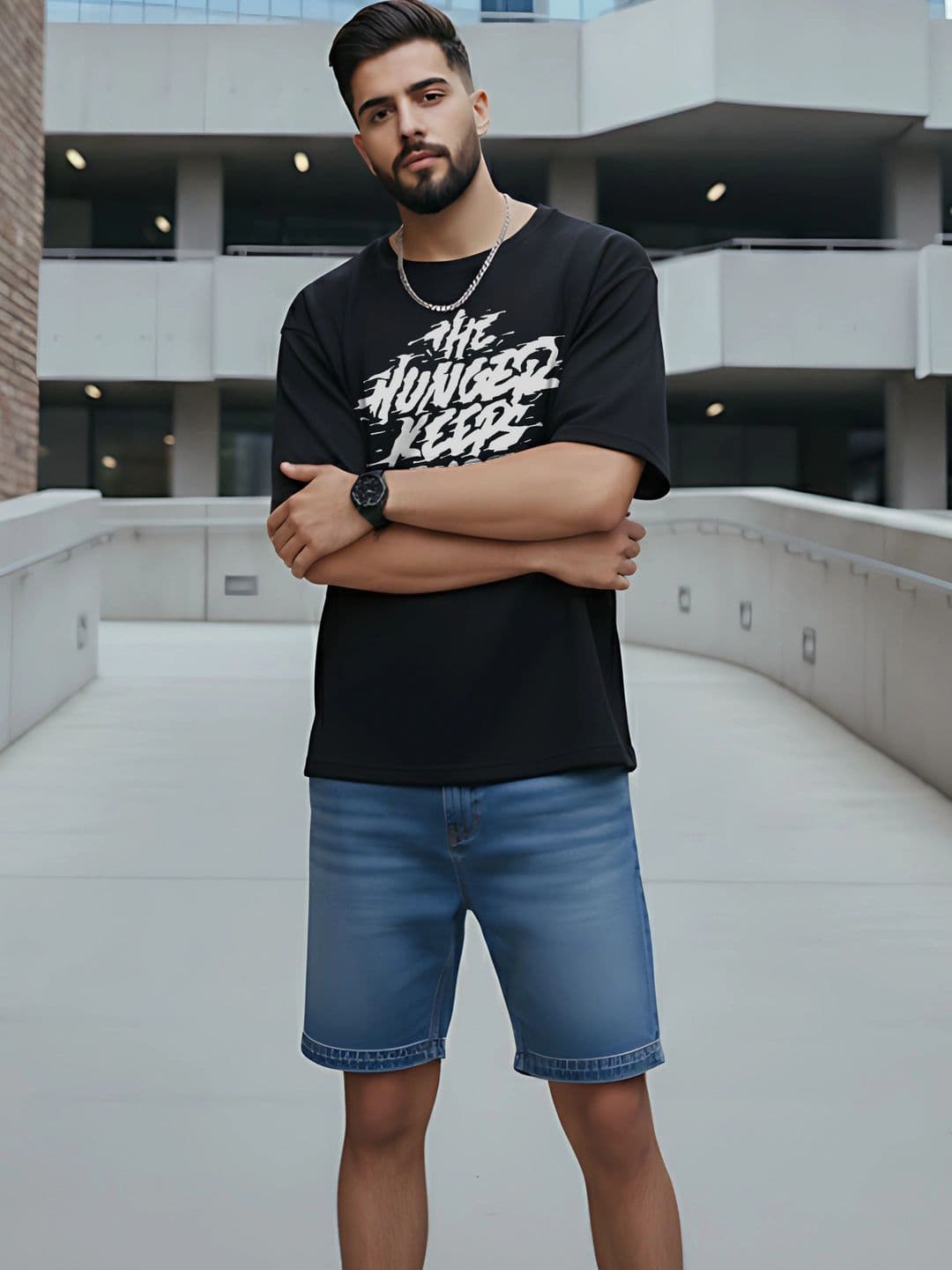Moda Rapido Men Typography Printed T-shirt thumbnail 2