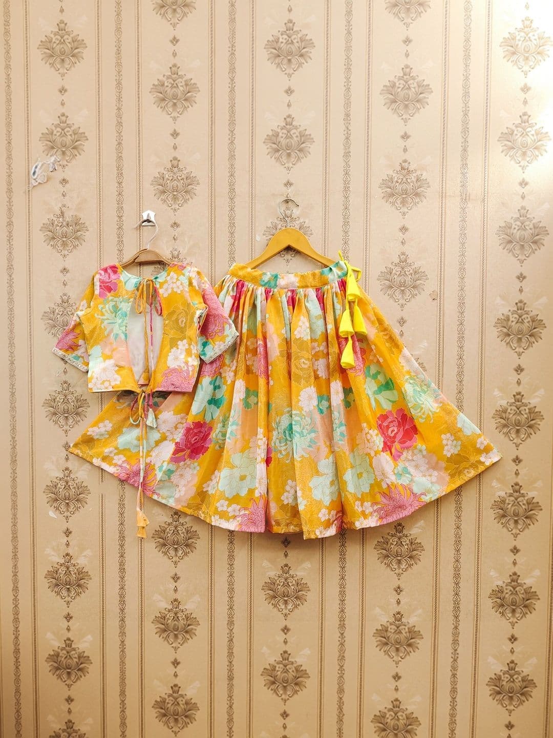 KALINI Girls Printed Ready to Wear Lehenga & thumbnail 5