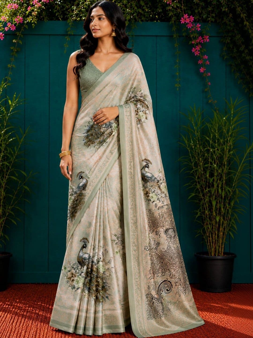 Anouk Art Silk Designer Saree - view 1