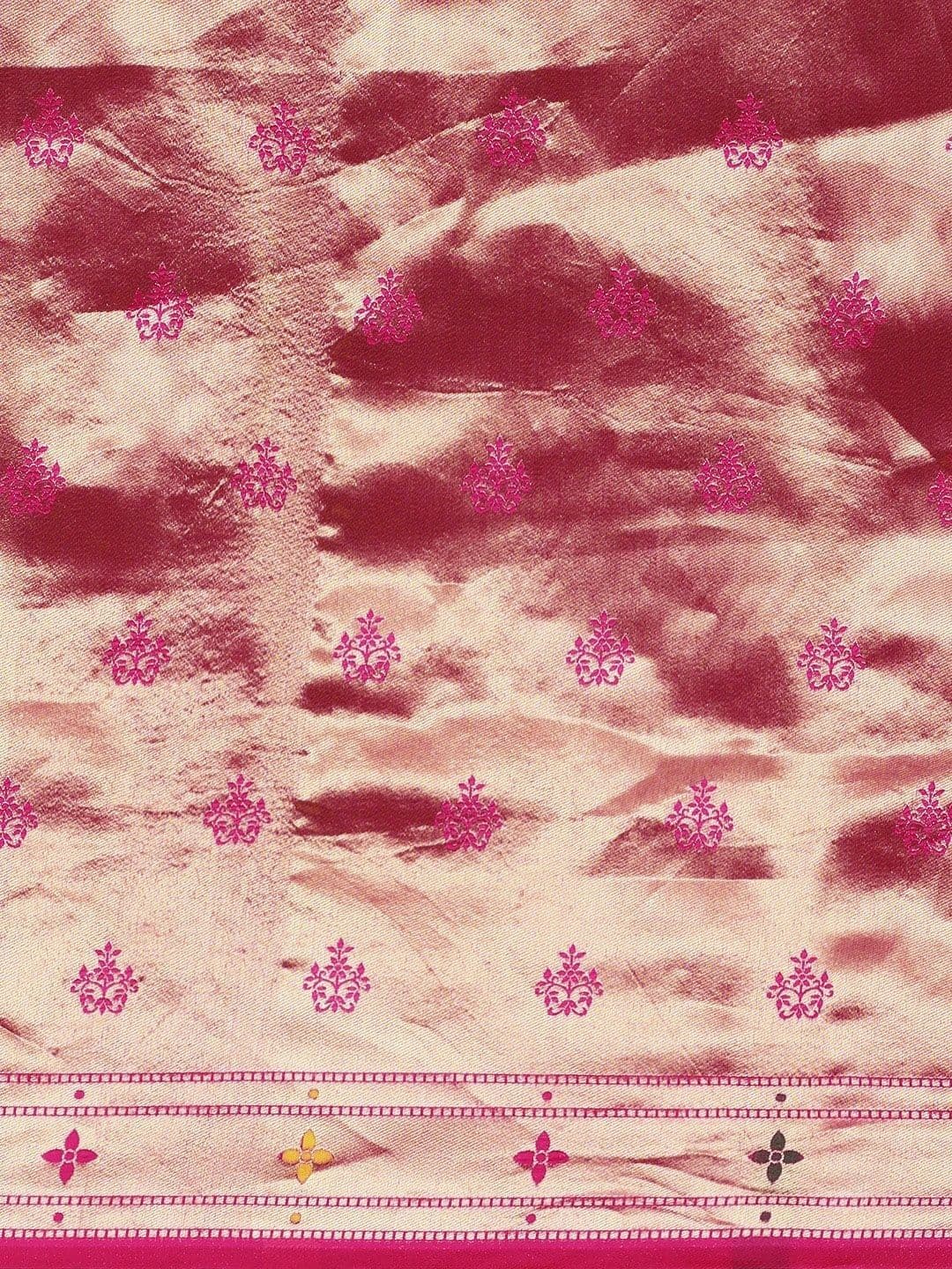 KALINI Woven Design Zari Art Silk Paithani Saree thumbnail 5