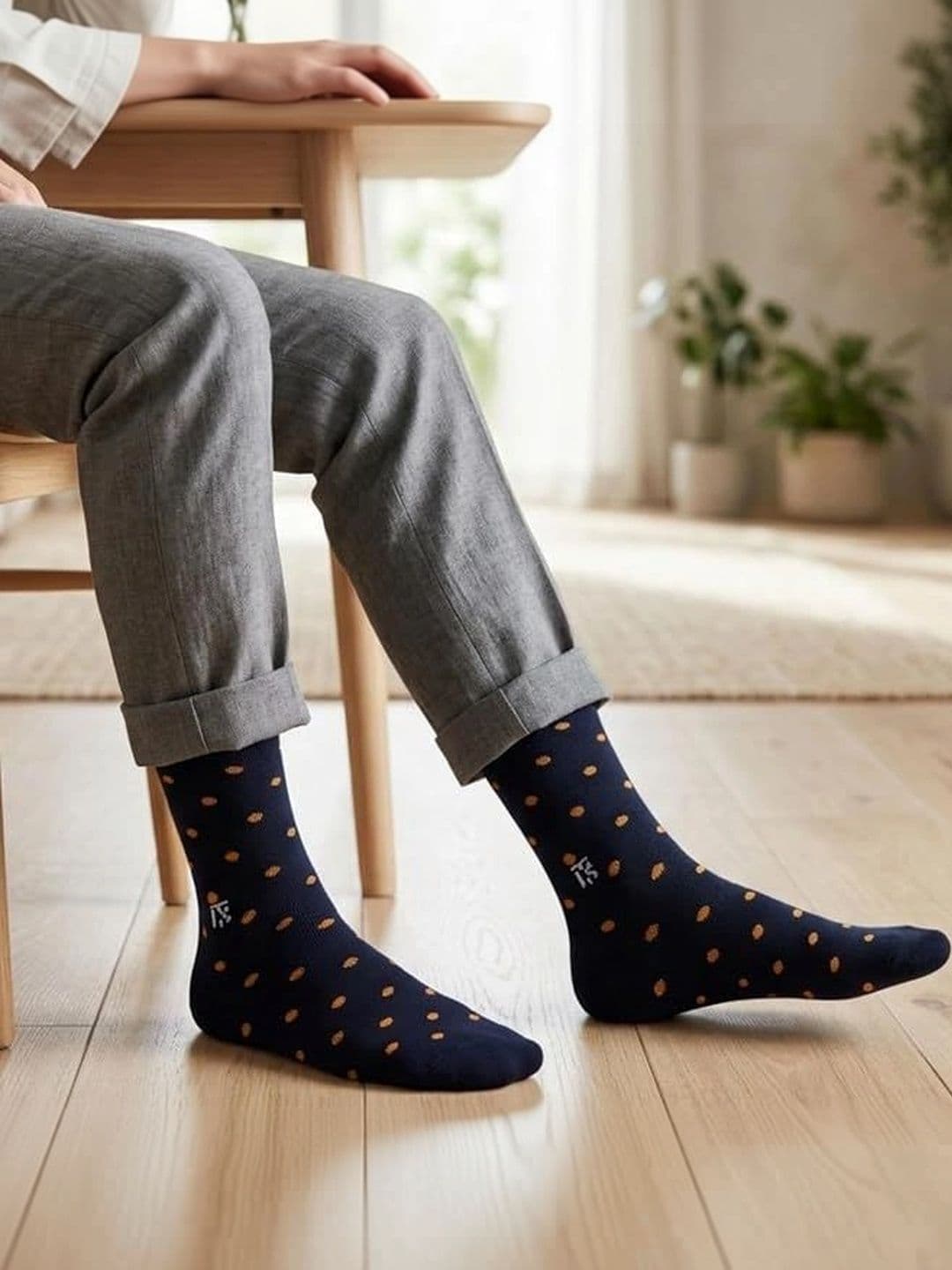 Kikitoes Men Pack of 6 Assorted Patterned Calf Length Socks thumbnail 3