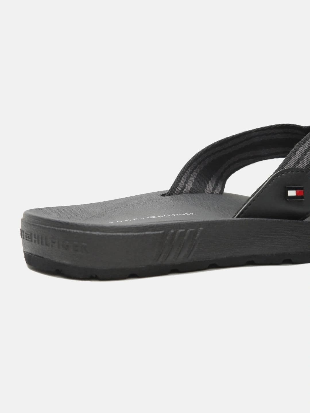 Tommy Hilfiger Men Striped Thong Flip-Flops thumbnail 7