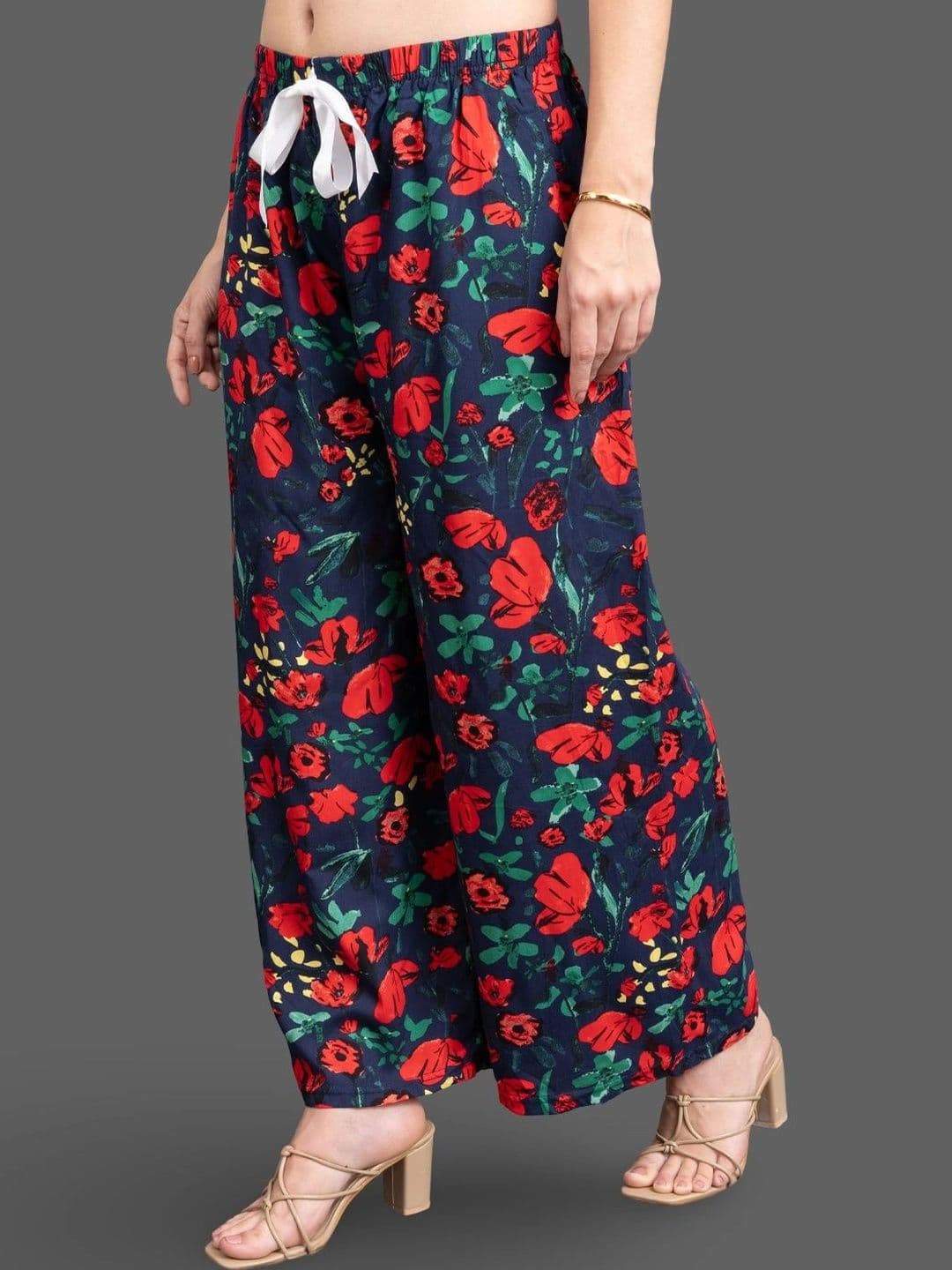 Moda Rapido X Gracit Women Floral Printed Ethnic Palazzos thumbnail 6