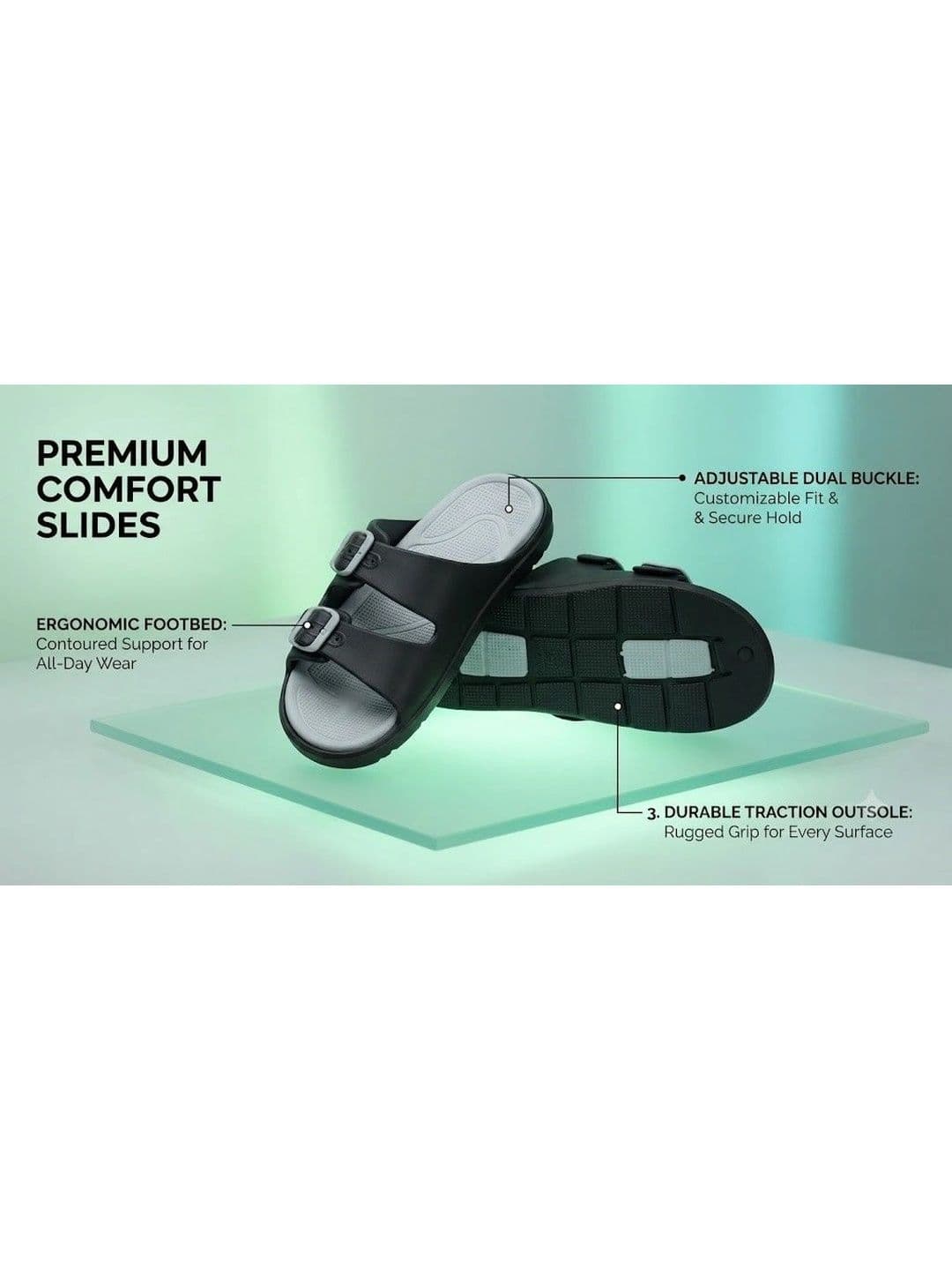 WILD LEOPARD Men Comfort Sandals thumbnail 2