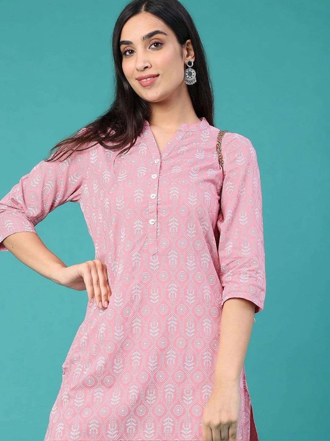 V-Mart Women Ethnic Motifs Printed Kurta thumbnail 2