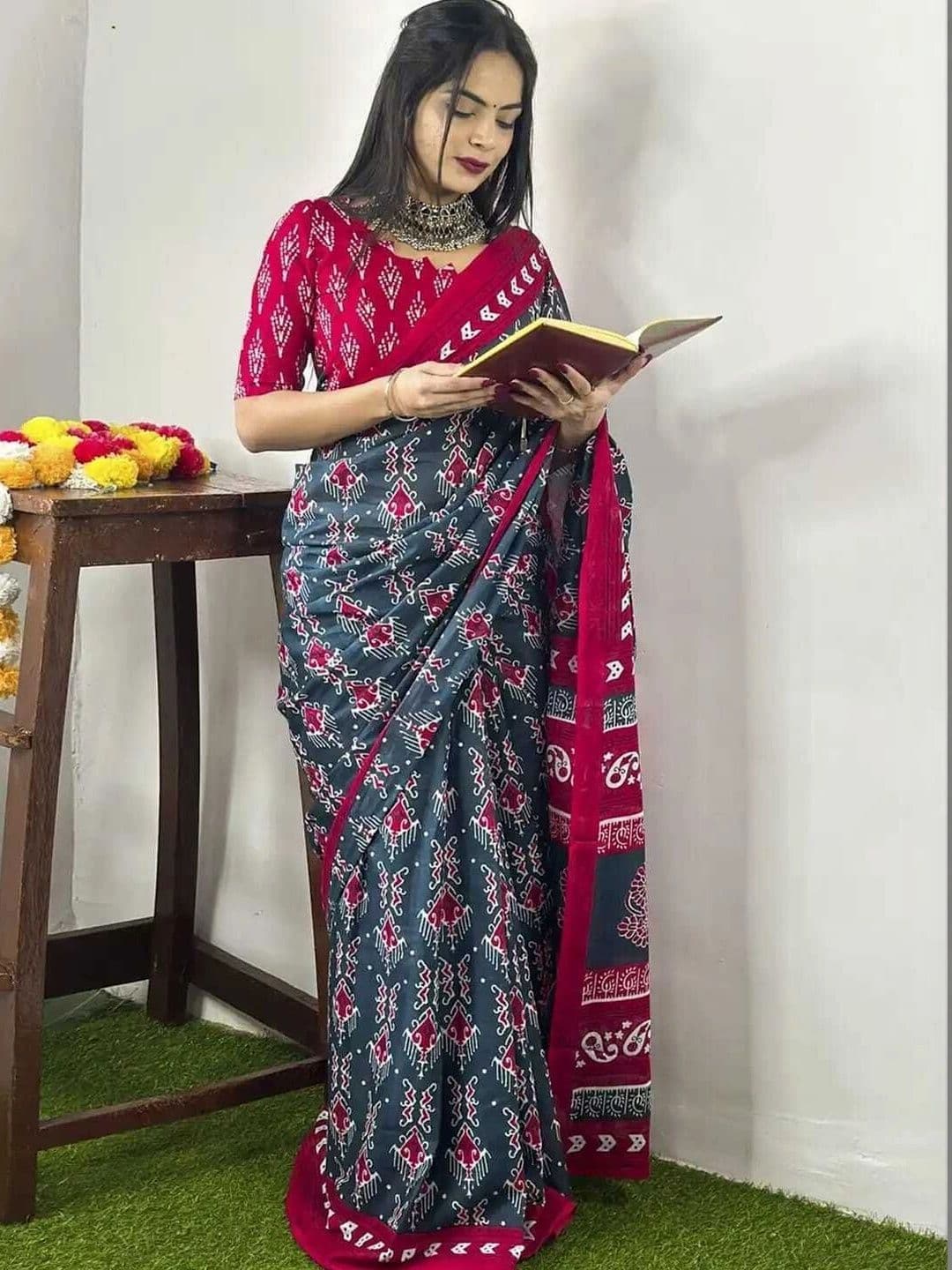 MITITA FASHION Fusion Saree - view 1