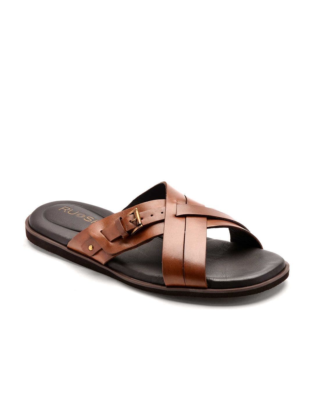 Ruosh Men Leather Comfort Sandals thumbnail 3