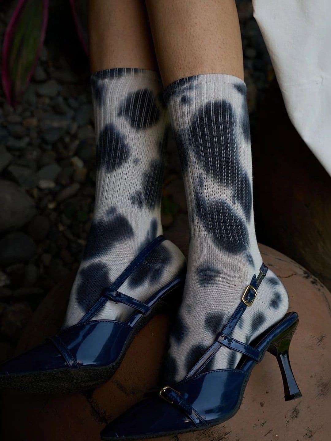ASQUAREDD Unisex Cotton Patterned Above Ankle Socks - view 1