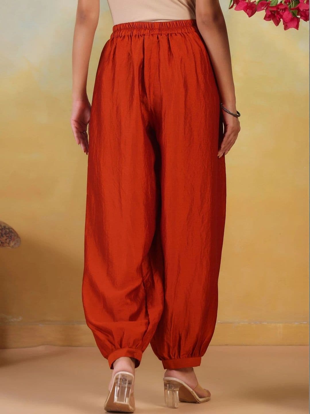 JAIPUR KURTI LUXE Women Knitted Ethnic Palazzos thumbnail 5